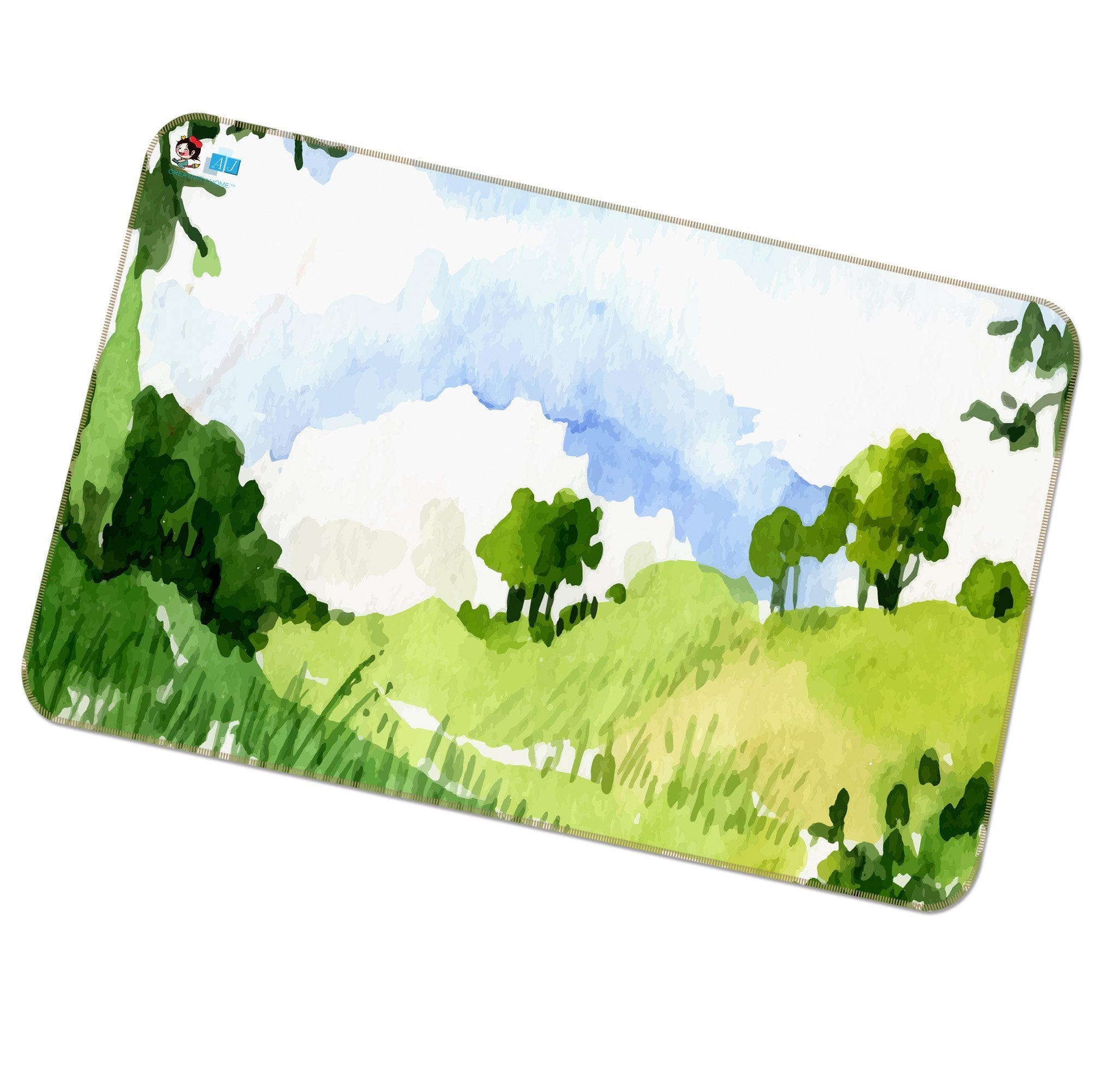 3D Painting Hillside 300 Non Slip Rug Mat Mat AJ Creativity Home 