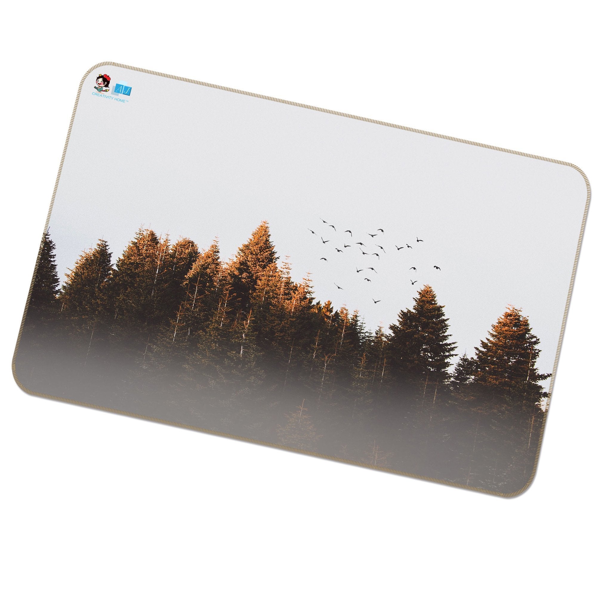 3D Woods Bird 048 Non Slip Rug Mat Mat AJ Creativity Home 