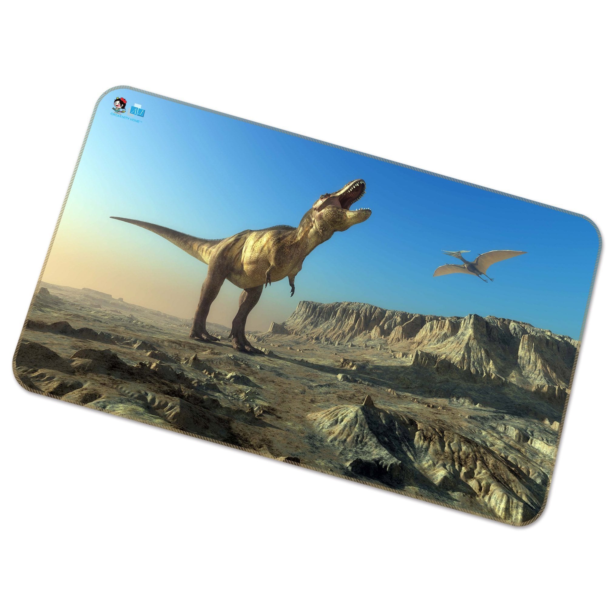3D Howling Dinosaur 247 Non Slip Rug Mat Mat AJ Creativity Home 