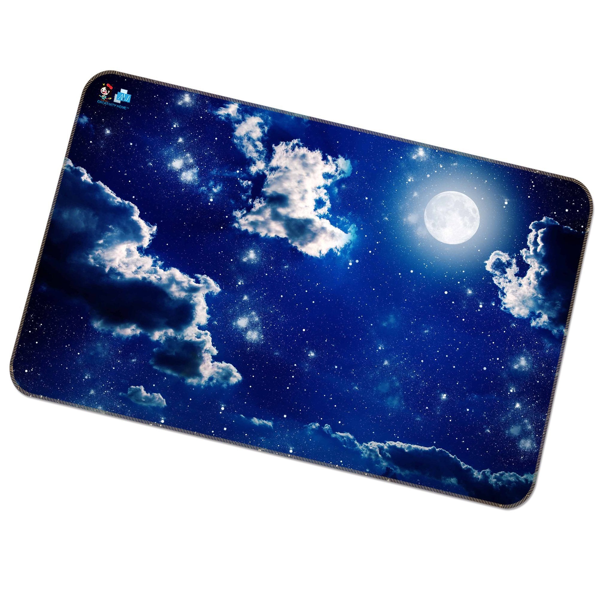 3D Bright Moon And Stars 198 Non Slip Rug Mat Mat AJ Creativity Home 