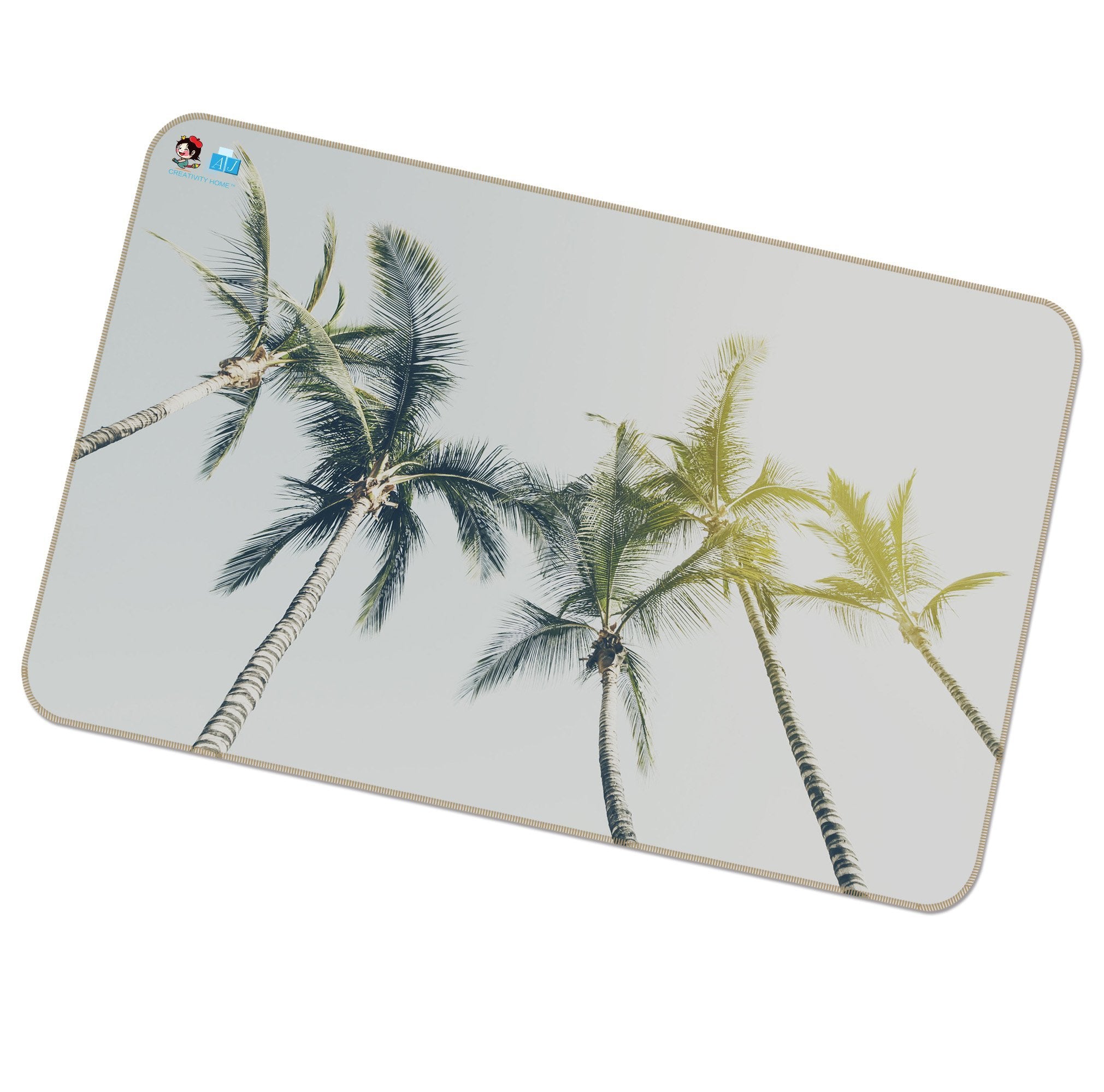 3D High Coconut Tree 168 Non Slip Rug Mat Mat AJ Creativity Home 