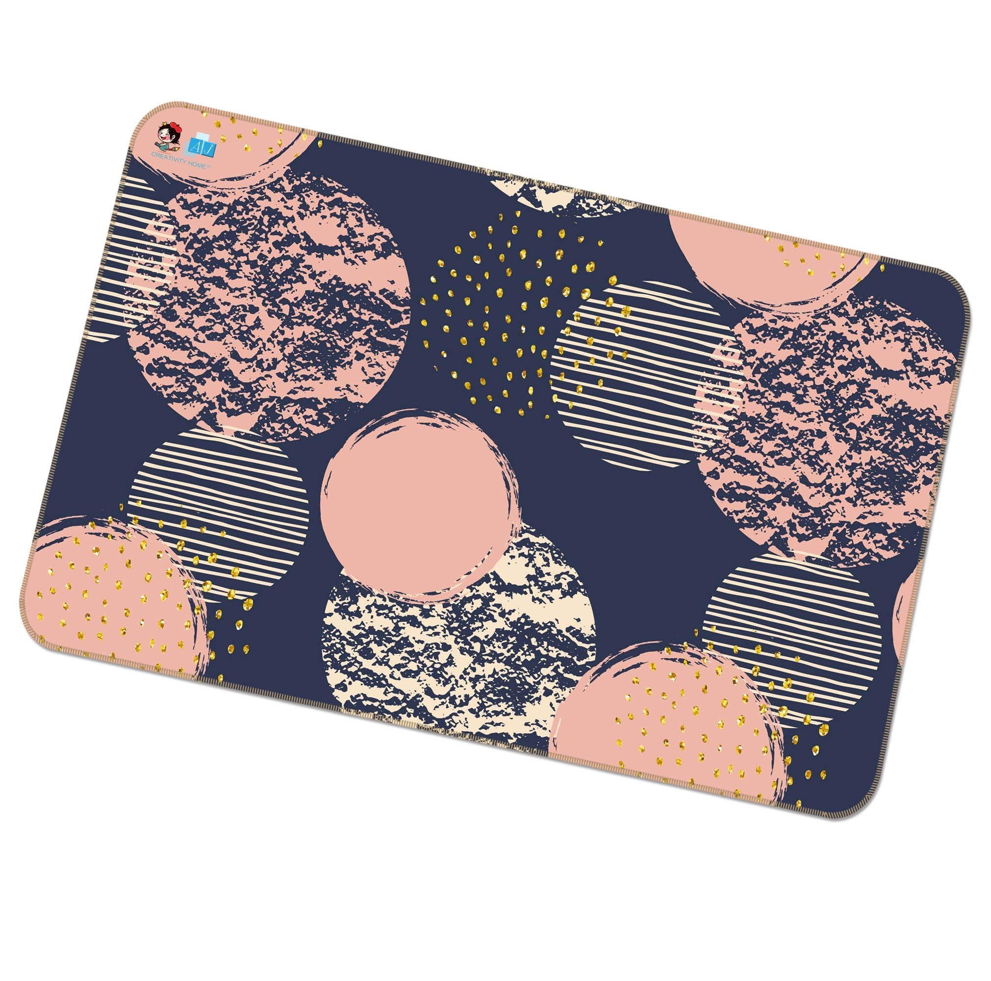 3D Circular Pattern 098 Non Slip Rug Mat Mat AJ Creativity Home 