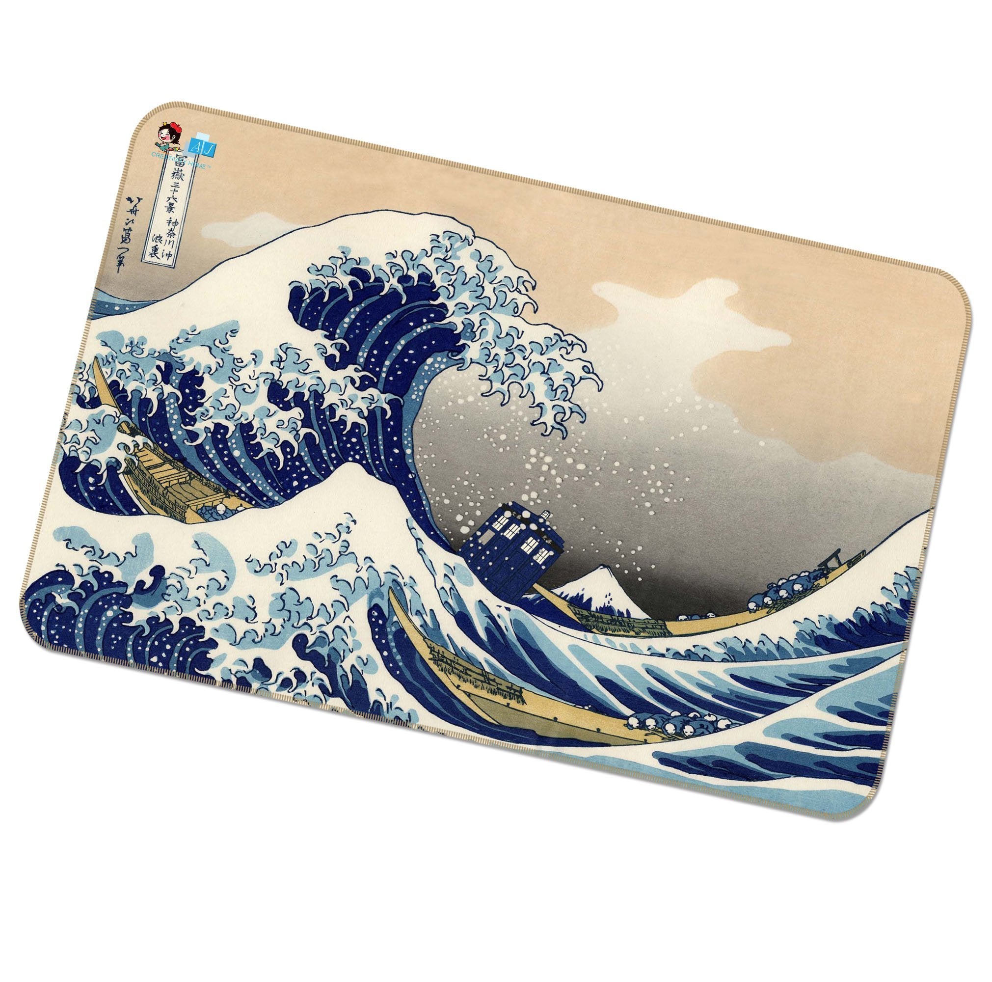3D Painting Wave 149 Non Slip Rug Mat Mat AJ Creativity Home 