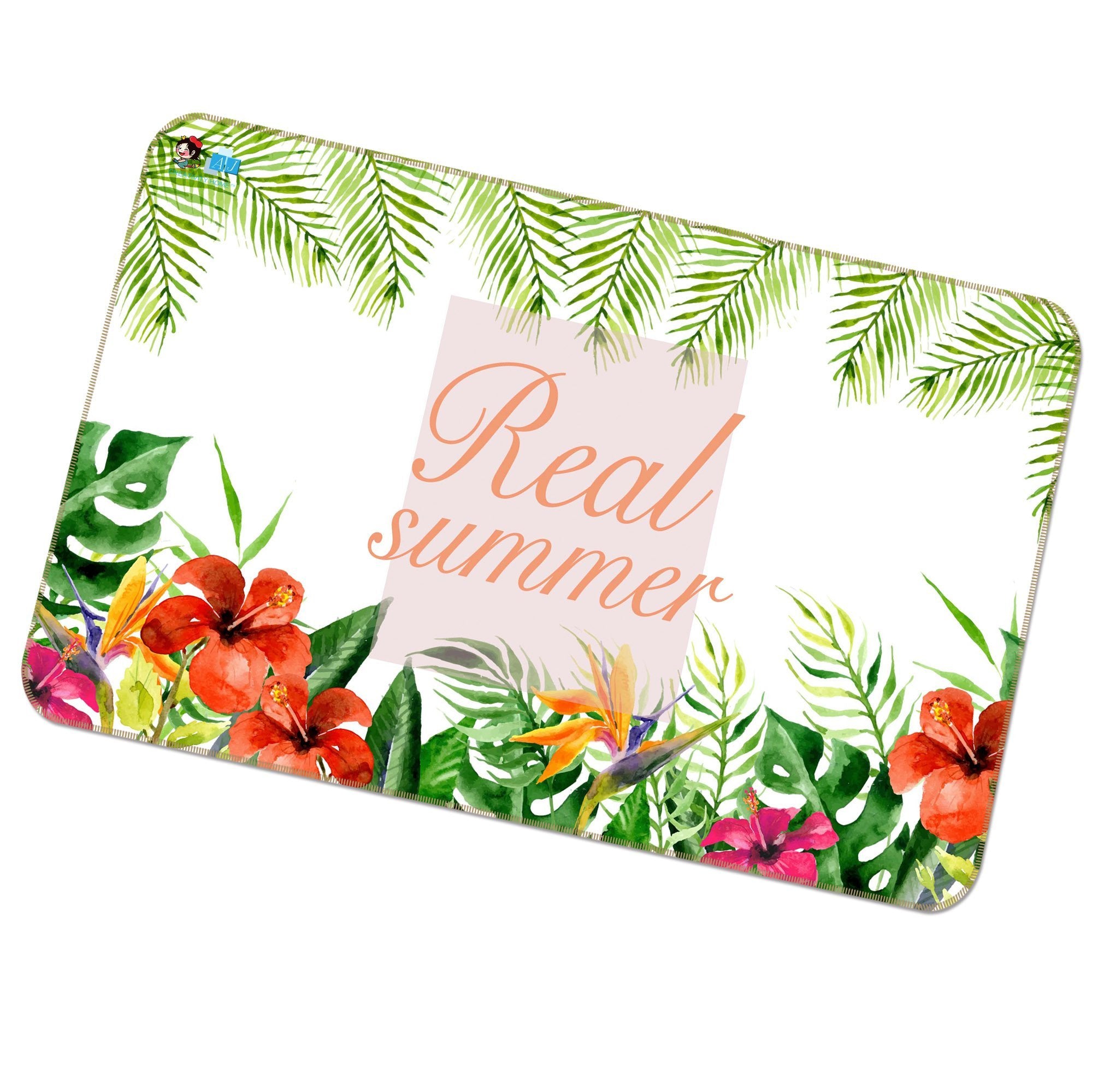 3D Safflower Plant 297 Non Slip Rug Mat Mat AJ Creativity Home 