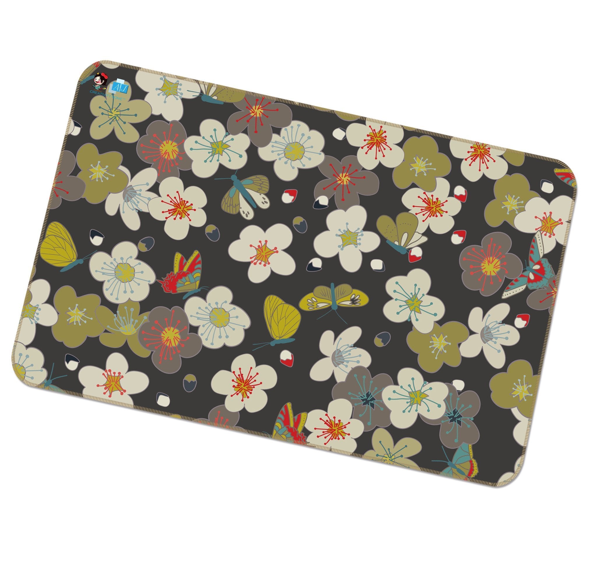 3D Flowers Everywhere 145 Non Slip Rug Mat Mat AJ Creativity Home 