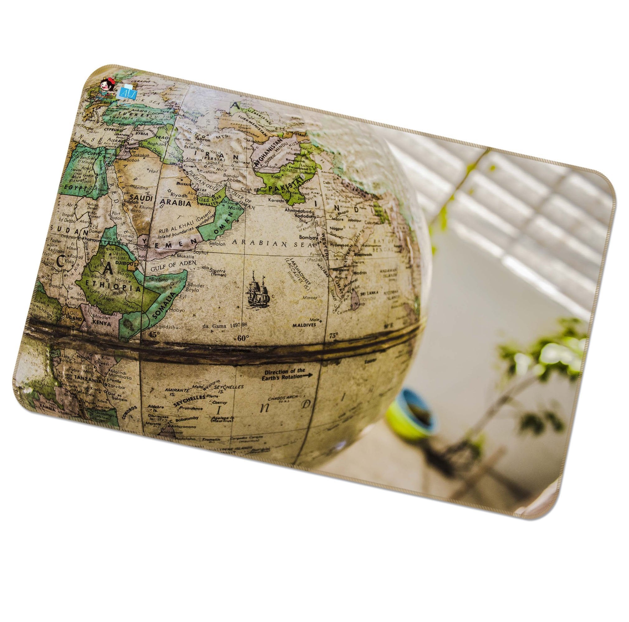 3D Half Globe 271 Non Slip Rug Mat Mat AJ Creativity Home 