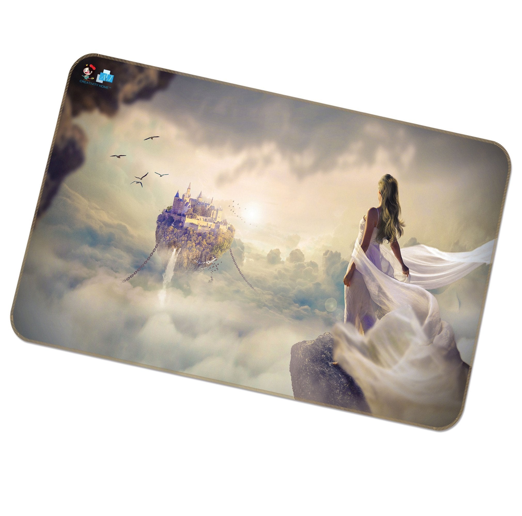 3D Aerial Castle 247 Non Slip Rug Mat Mat AJ Creativity Home 