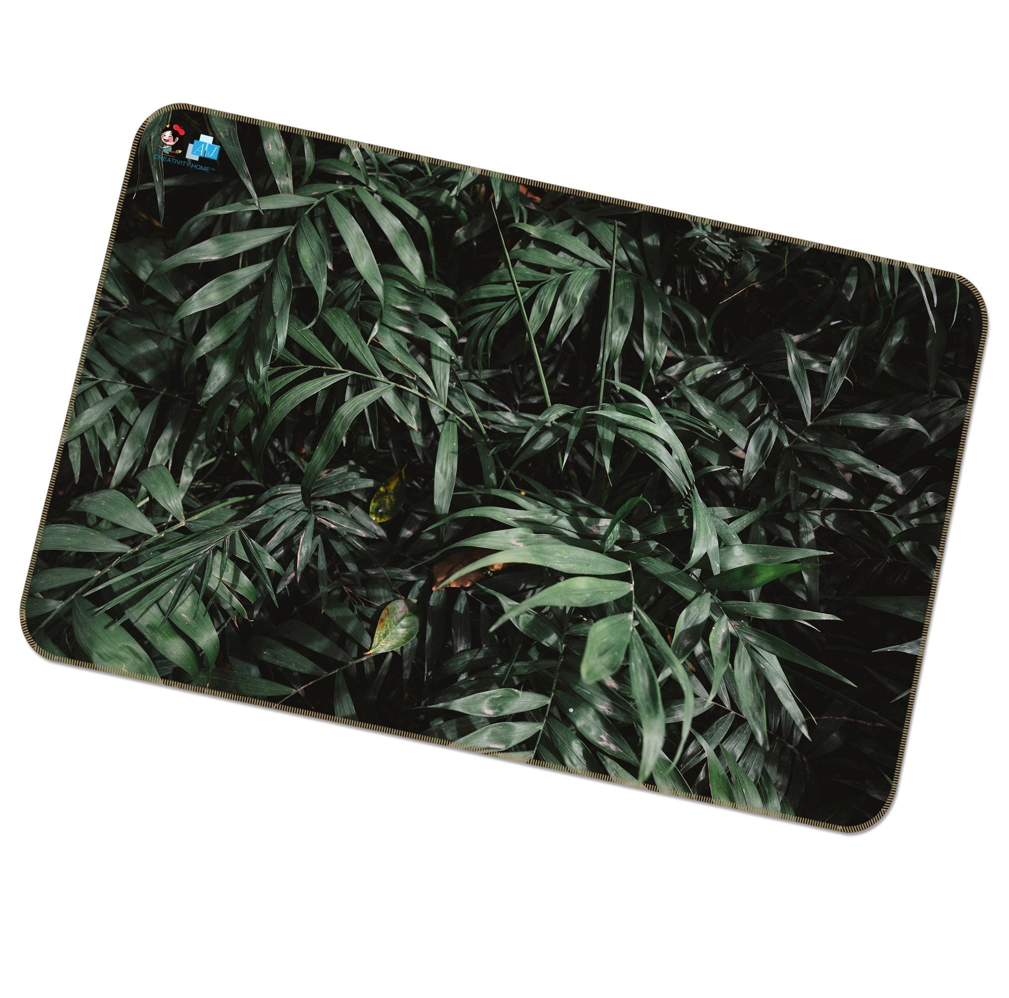 3D Shadow Leaf 011 Non Slip Rug Mat Mat AJ Creativity Home 