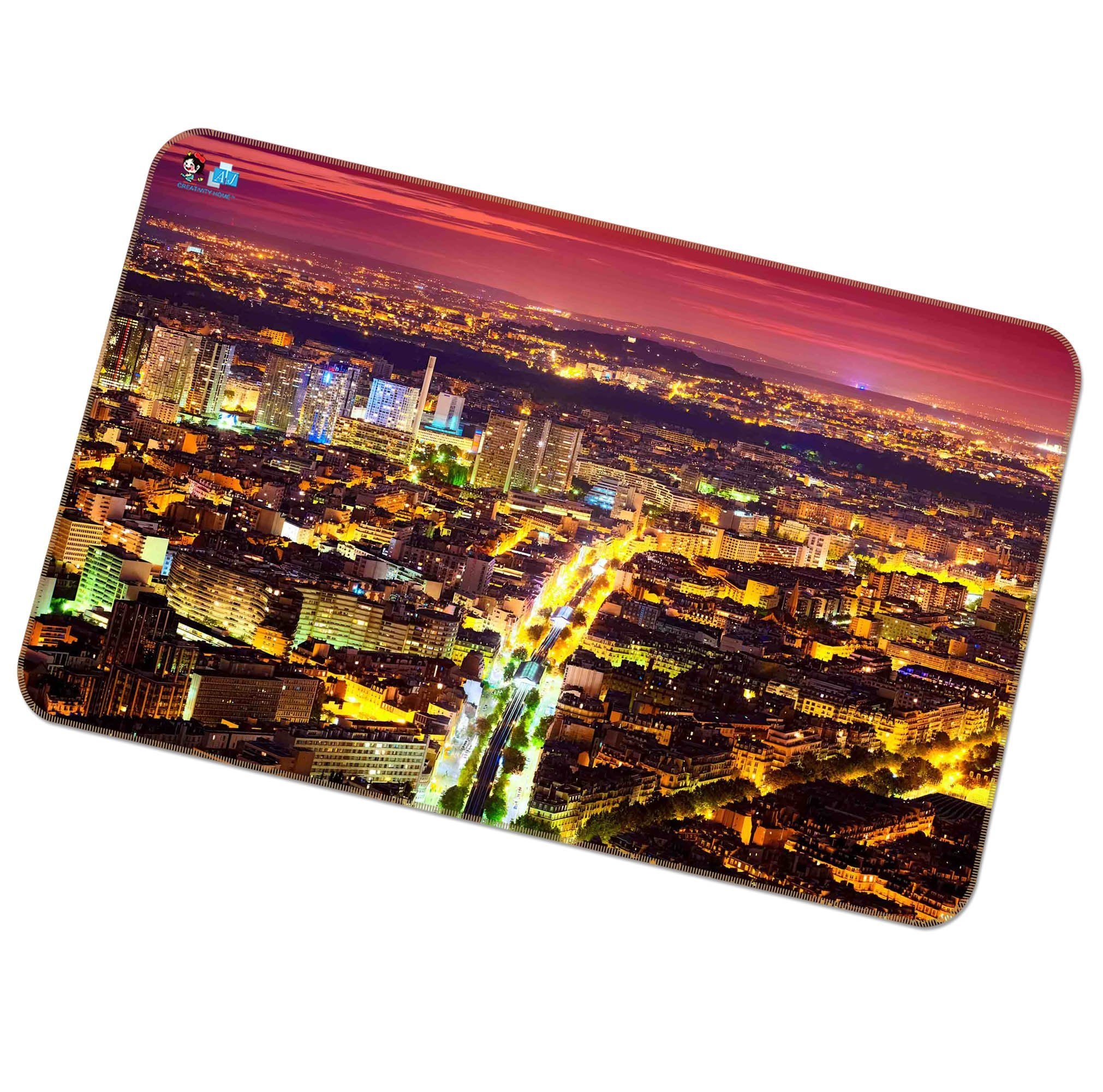 3D Prosperous City Night Scene 210 Non Slip Rug Mat Mat AJ Creativity Home 