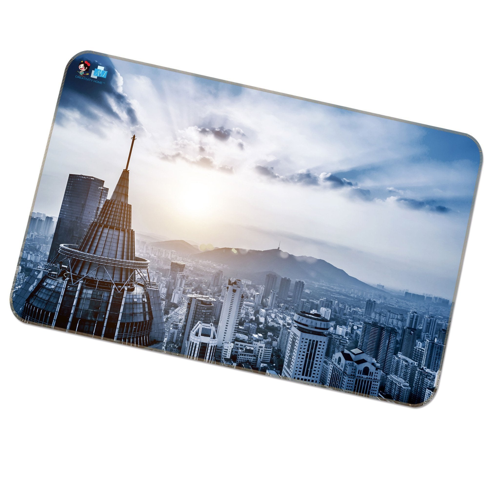 3D Sunshine Building 175 Non Slip Rug Mat Mat AJ Creativity Home 