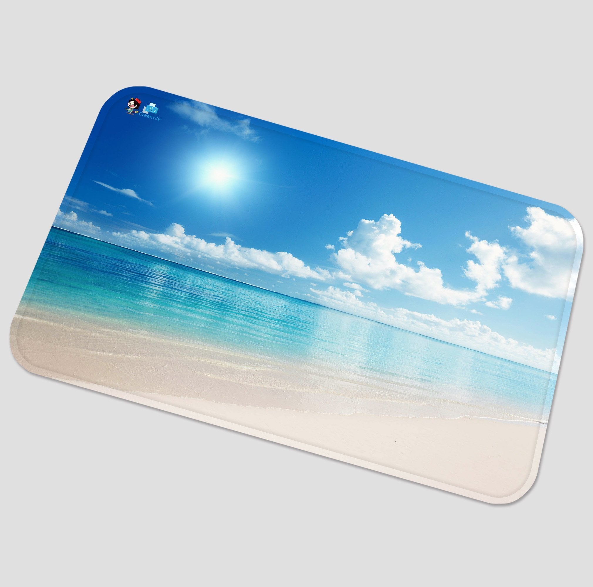 3D Sea Scenery 55 Non Slip Rug Mat Mat AJ Creativity Home 