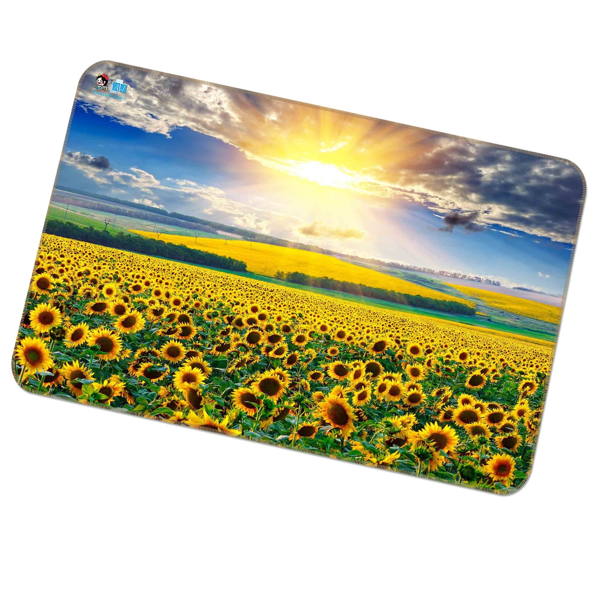 3D Vast Sunflowers Field 224 Non Slip Rug Mat Mat AJ Creativity Home 