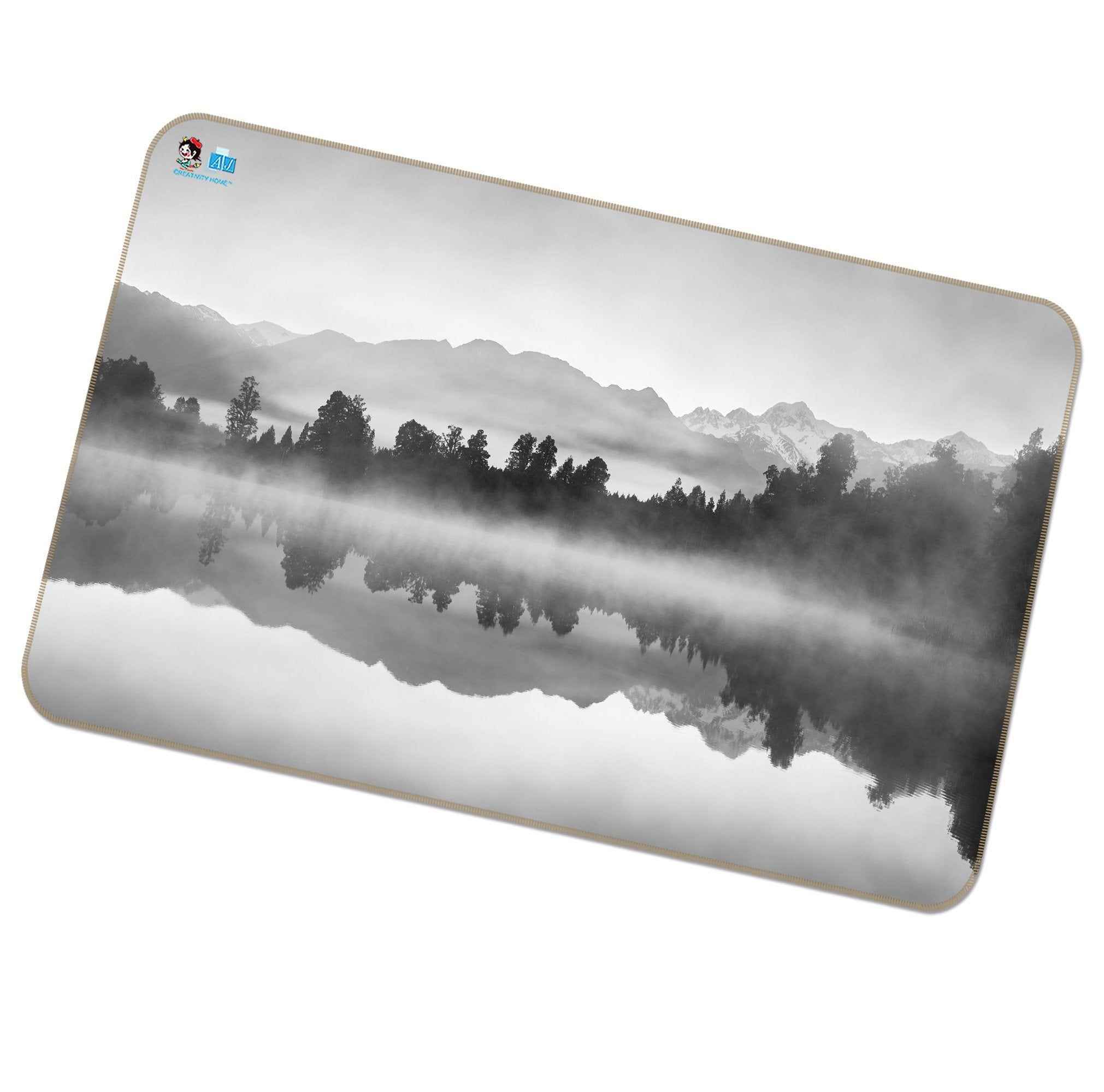 3D Misty Lake 174 Non Slip Rug Mat Mat AJ Creativity Home 