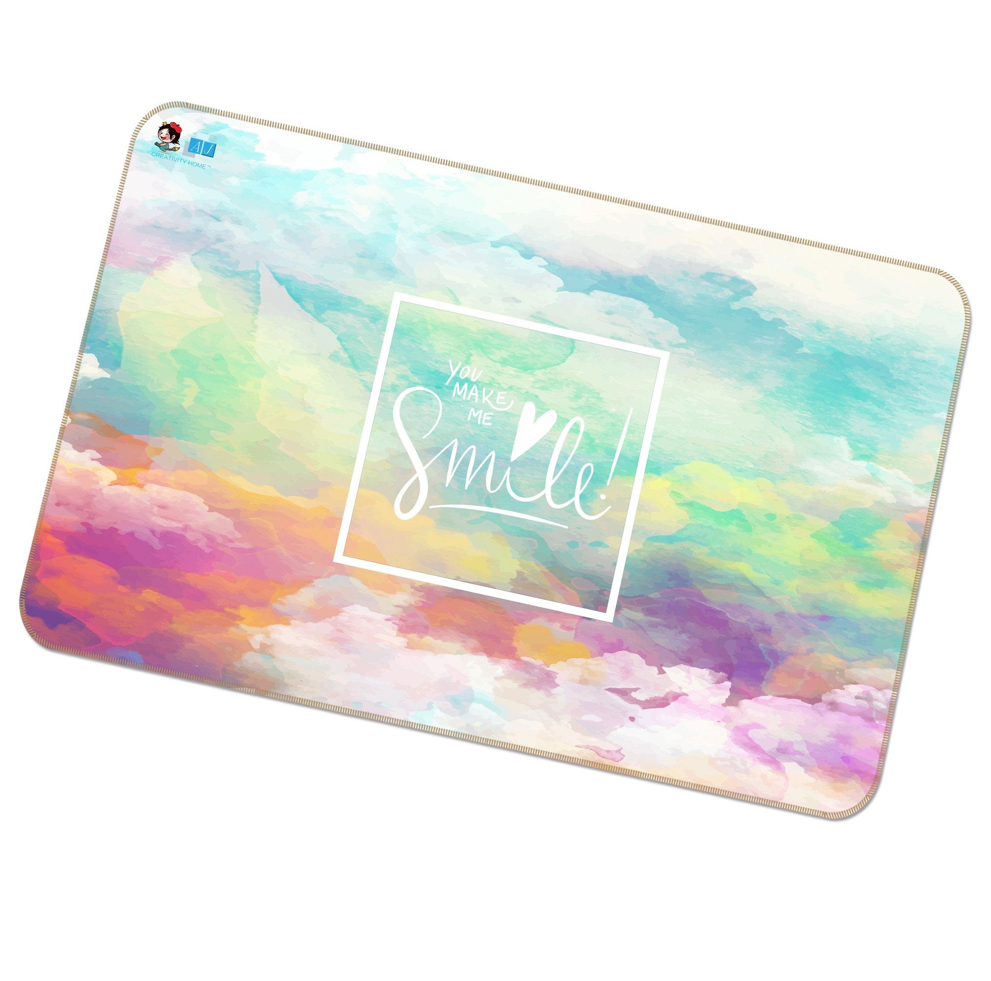 3D Color Cloud 239 Non Slip Rug Mat Mat AJ Creativity Home 