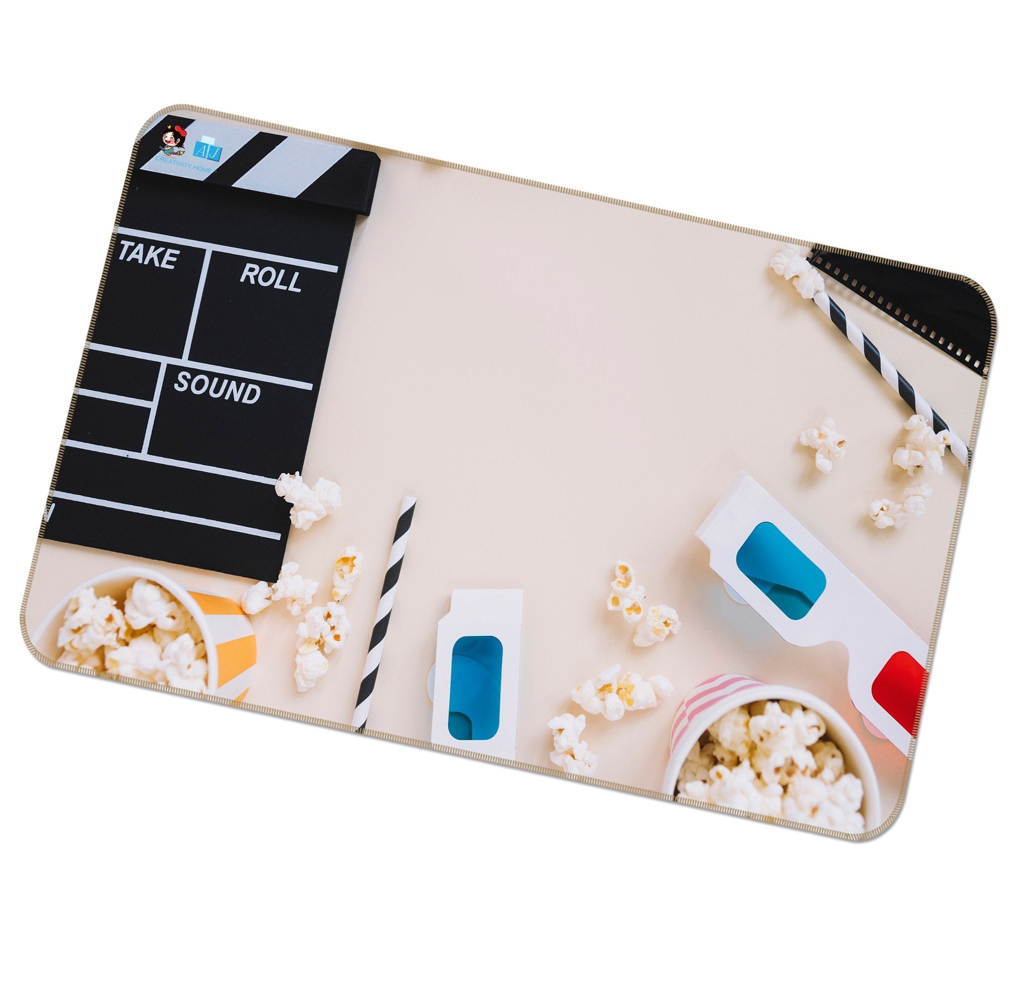 3D Popcorn Playing Board 211 Non Slip Rug Mat Mat AJ Creativity Home 