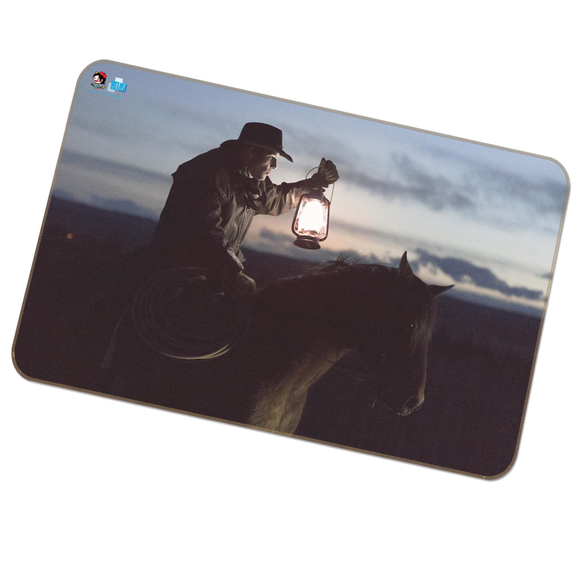 3D Oil Lamp Horse 260 Non Slip Rug Mat Mat AJ Creativity Home 