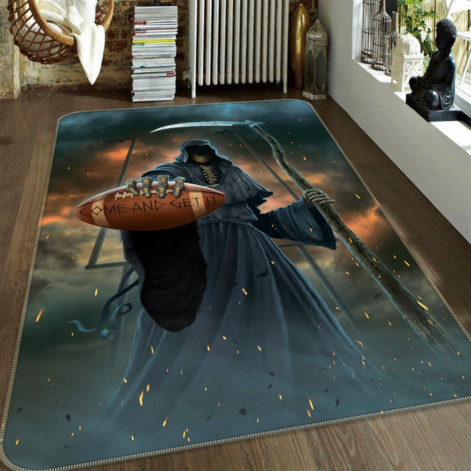 3D Come And Get It 1024 Vincent Hie Rug Non Slip Rug Mat