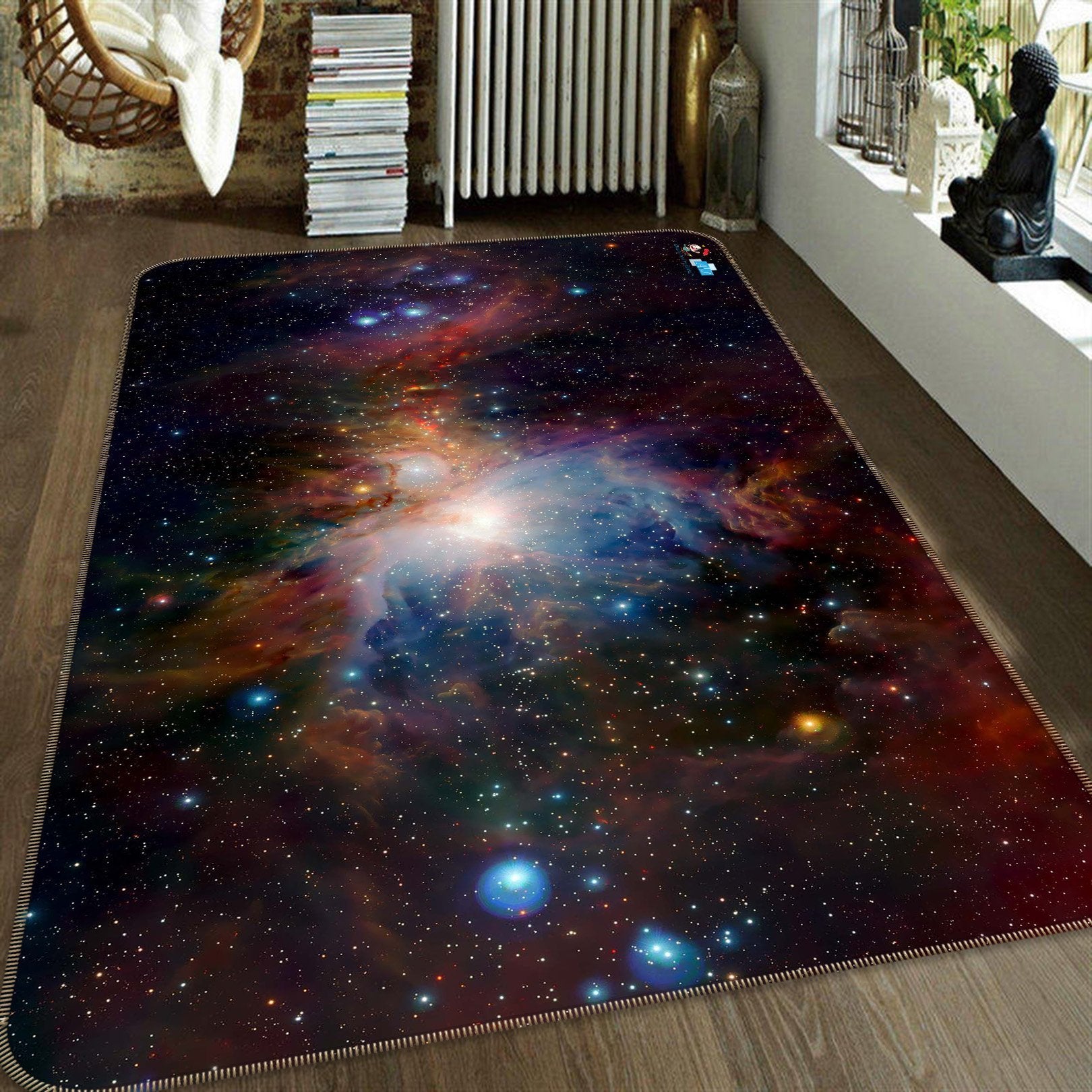 3D Starry Sky Nebula 145 Non Slip Rug Mat Mat AJ Creativity Home 