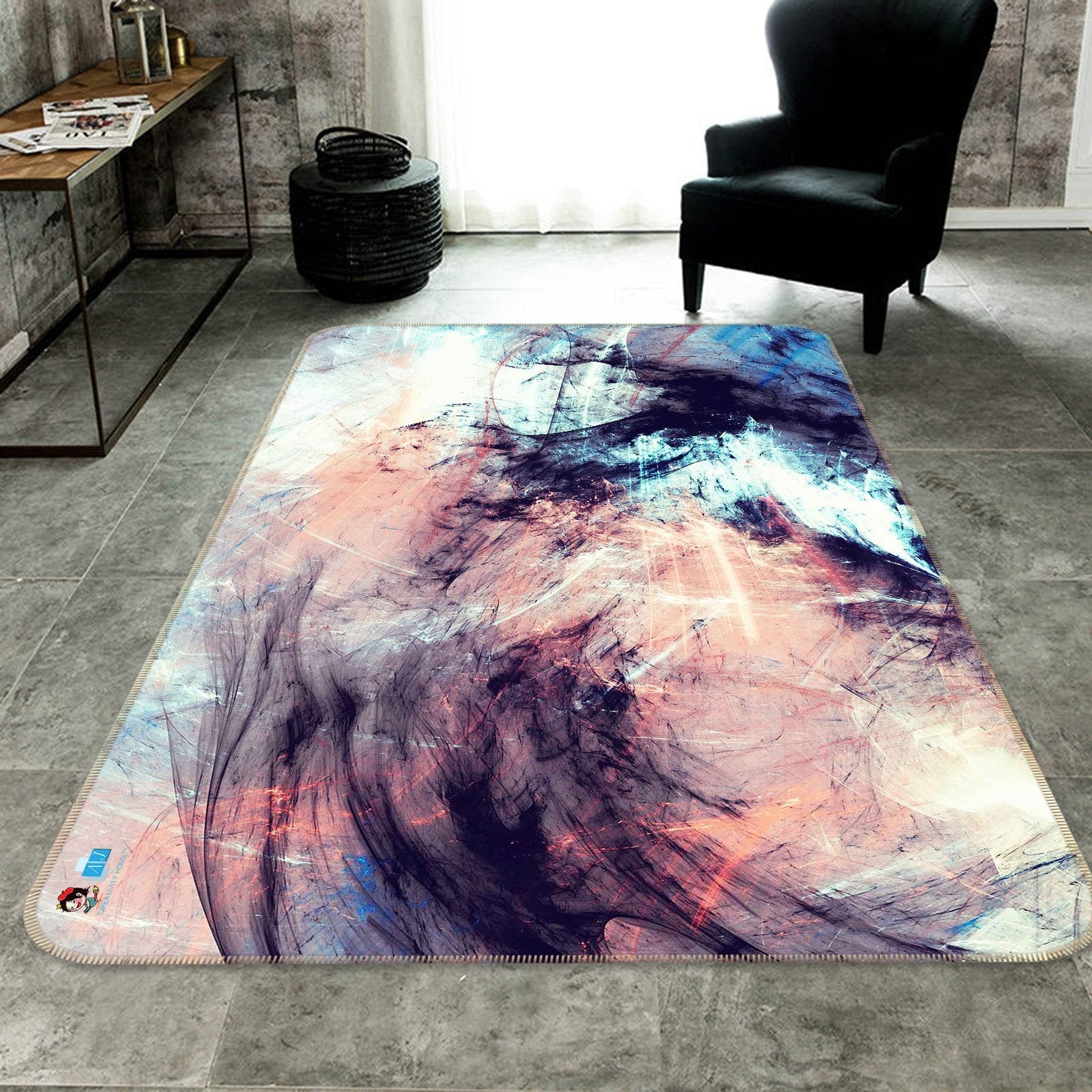 3D Abstract Graffiti 170 Non Slip Rug Mat Mat AJ Creativity Home 