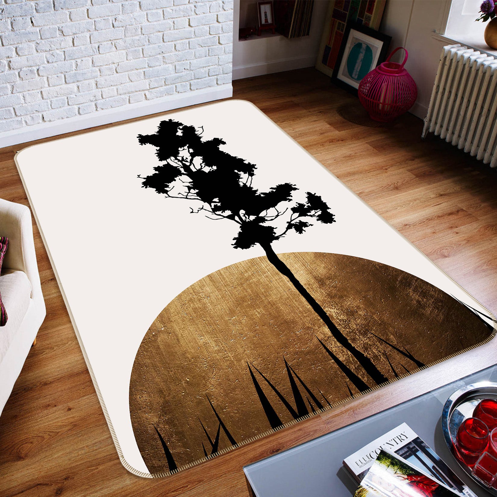 3D Shimmering Shadows 1112 Boris Draschoff Rug Non Slip Rug Mat