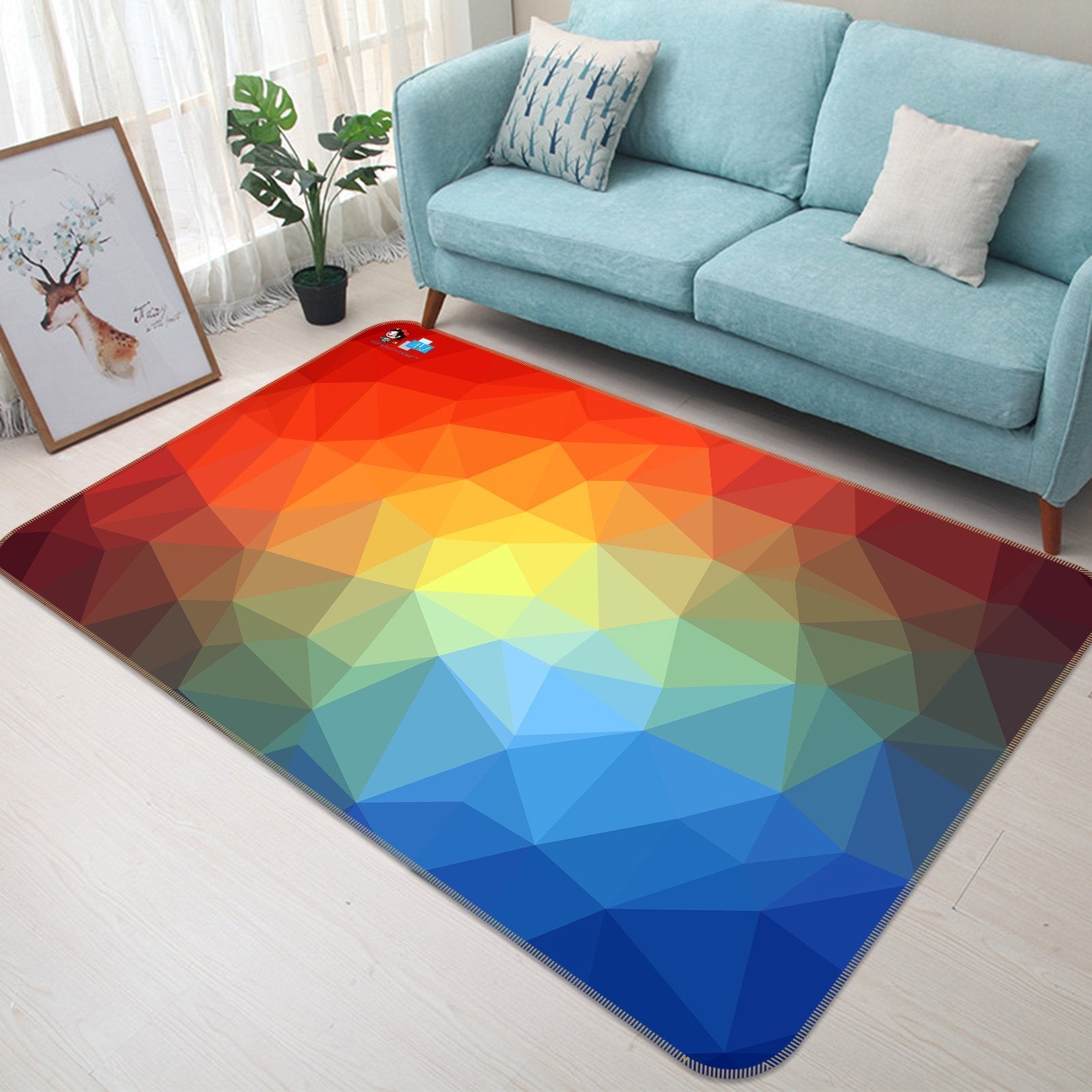 3D Bump Gradient 257 Non Slip Rug Mat Mat AJ Creativity Home 