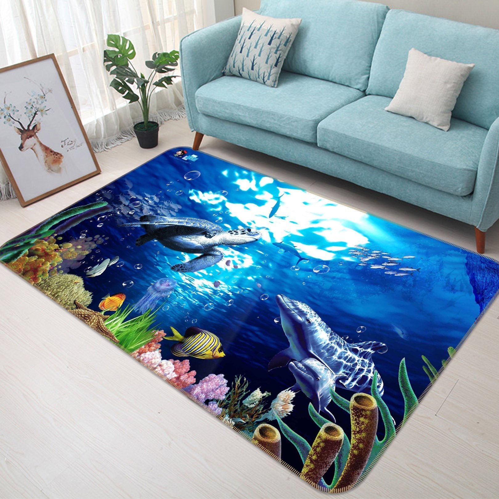 3D Ocean World 238 Non Slip Rug Mat Mat AJ Creativity Home 