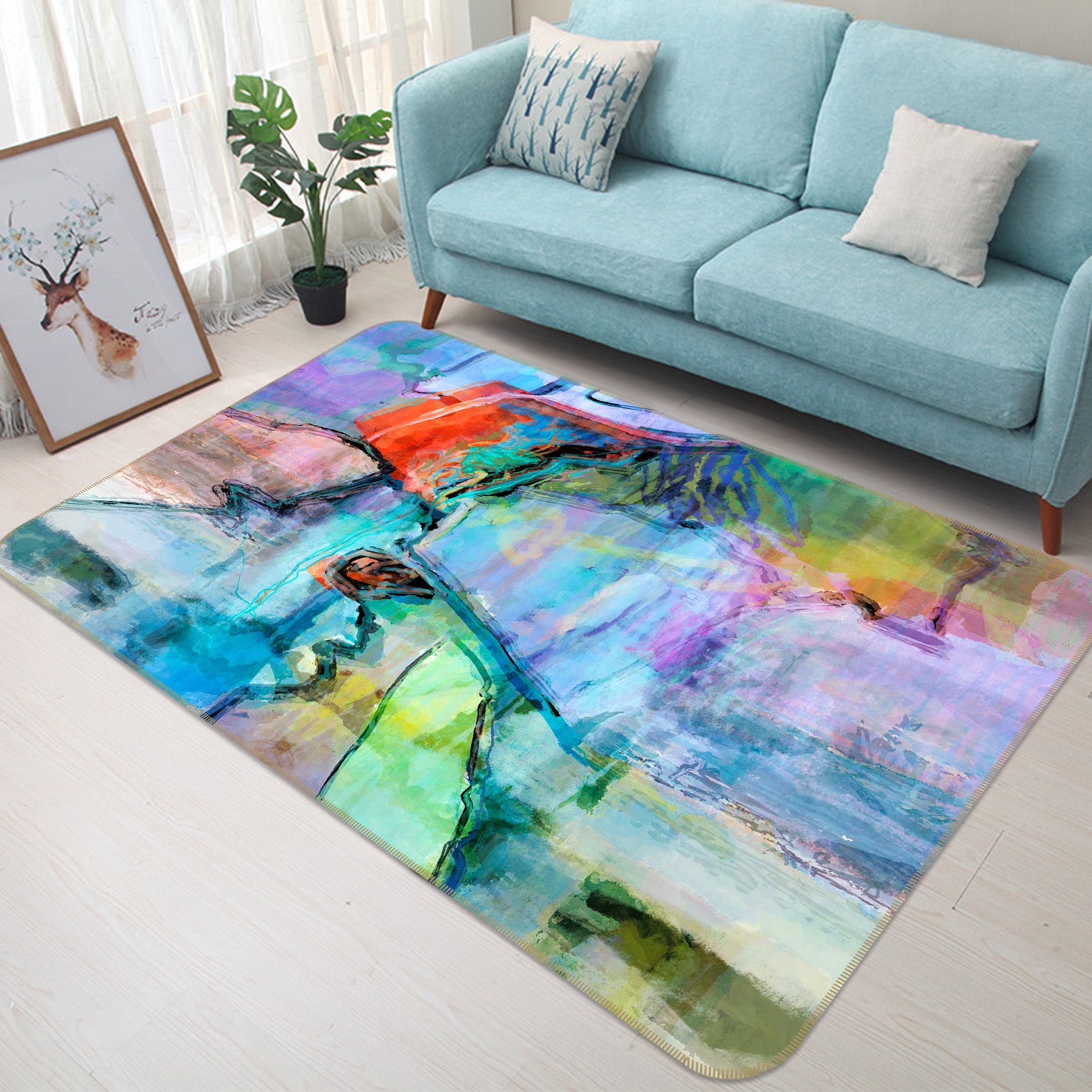 3D Personality 119 Michael Tienhaara Rug Non Slip Rug Mat