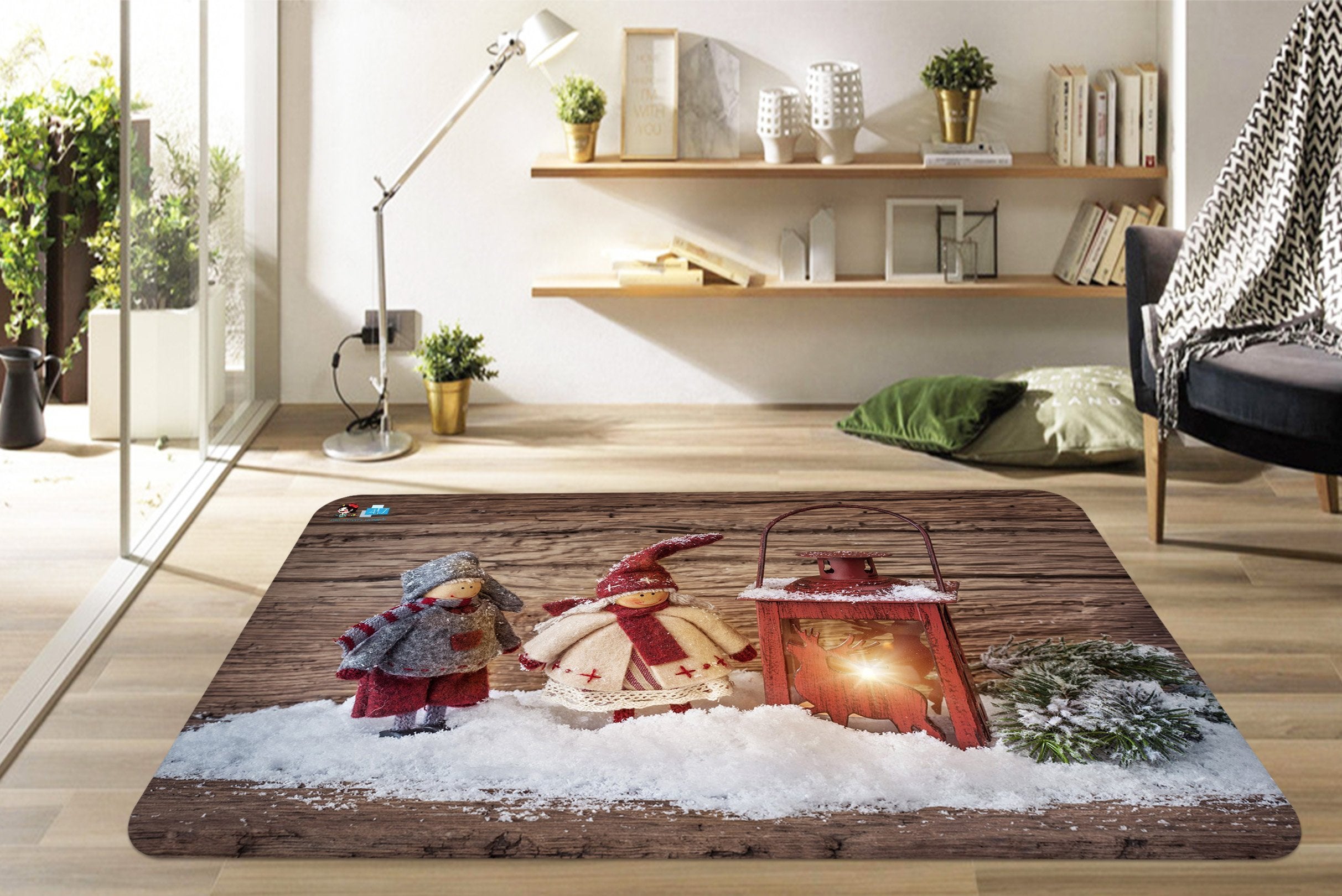 3D Oil Lamp Doll 016 Non Slip Rug Mat Mat AJ Creativity Home 