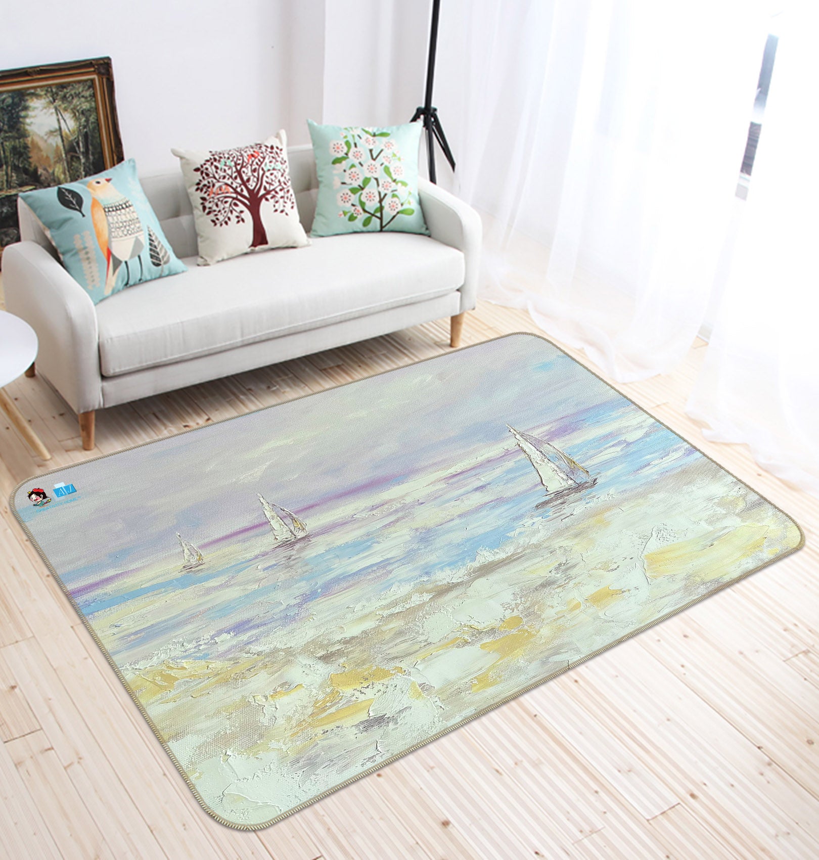 3D Painted Ocean 3832 Skromova Marina Rug Non Slip Rug Mat