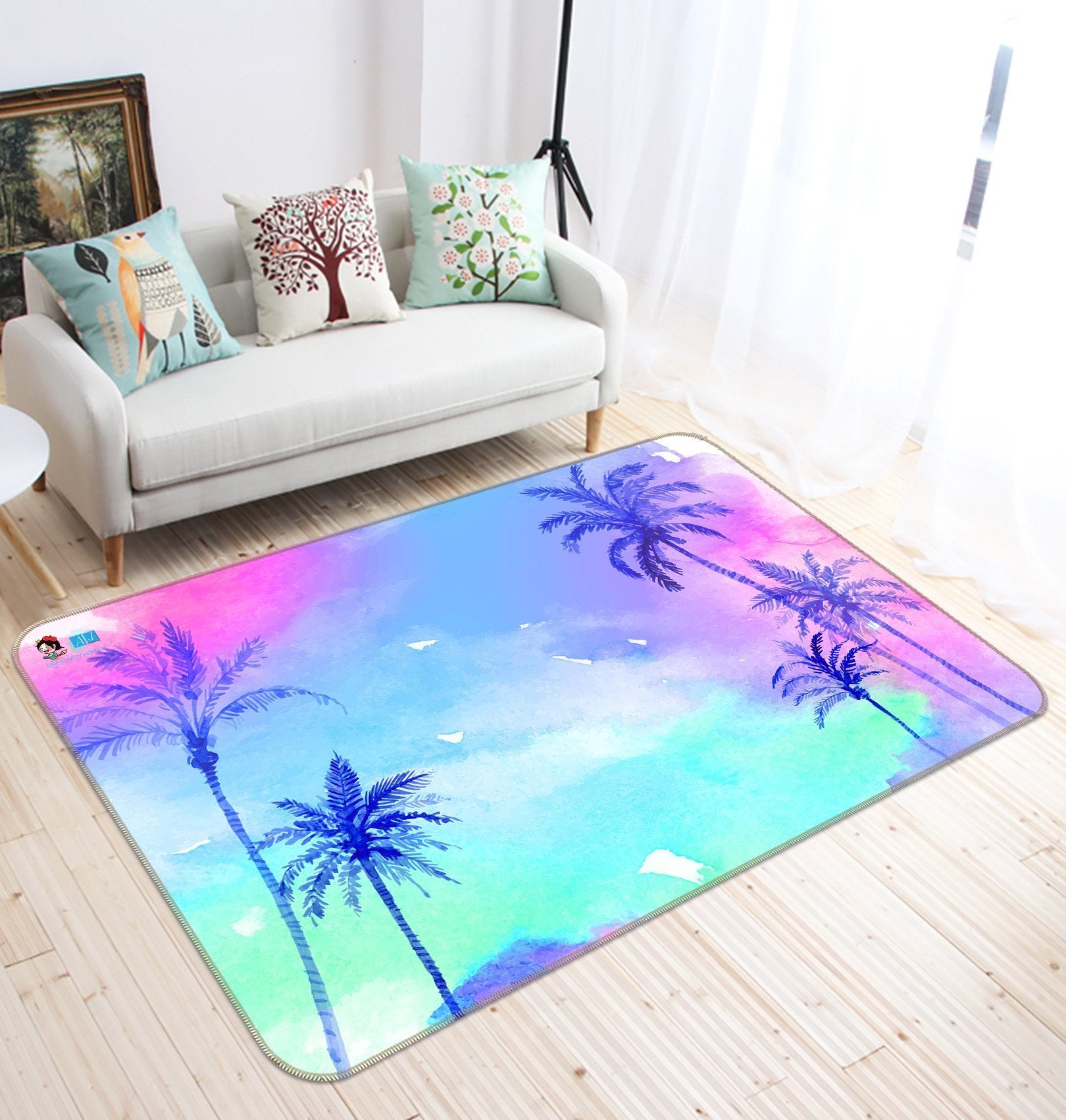 3D Painting Coco 296 Non Slip Rug Mat Mat AJ Creativity Home 