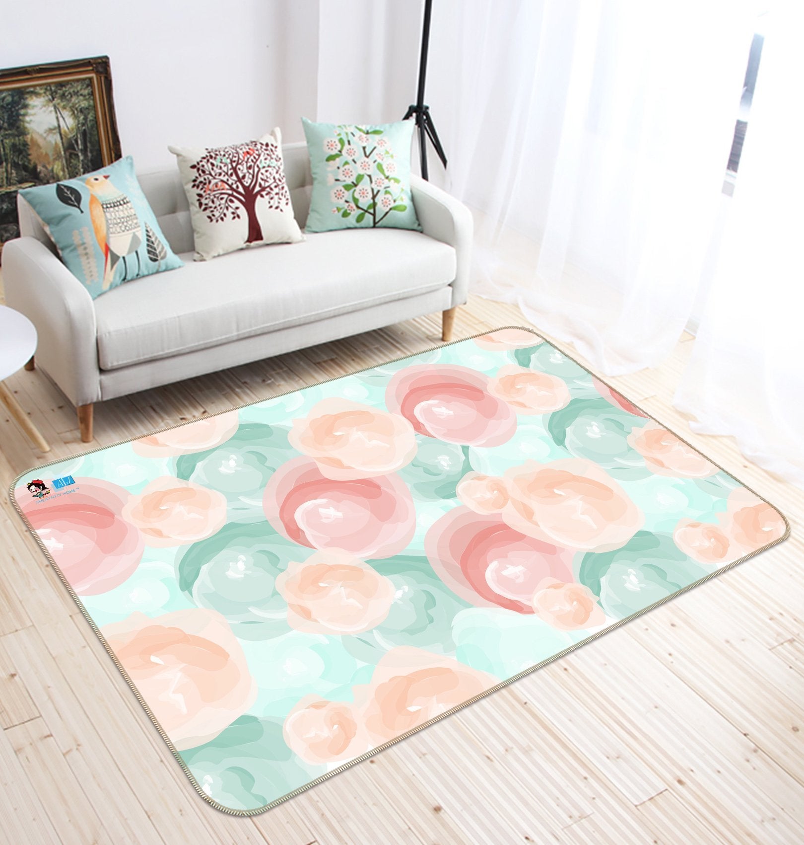 3D Painting Safflower 139 Non Slip Rug Mat Mat AJ Creativity Home 