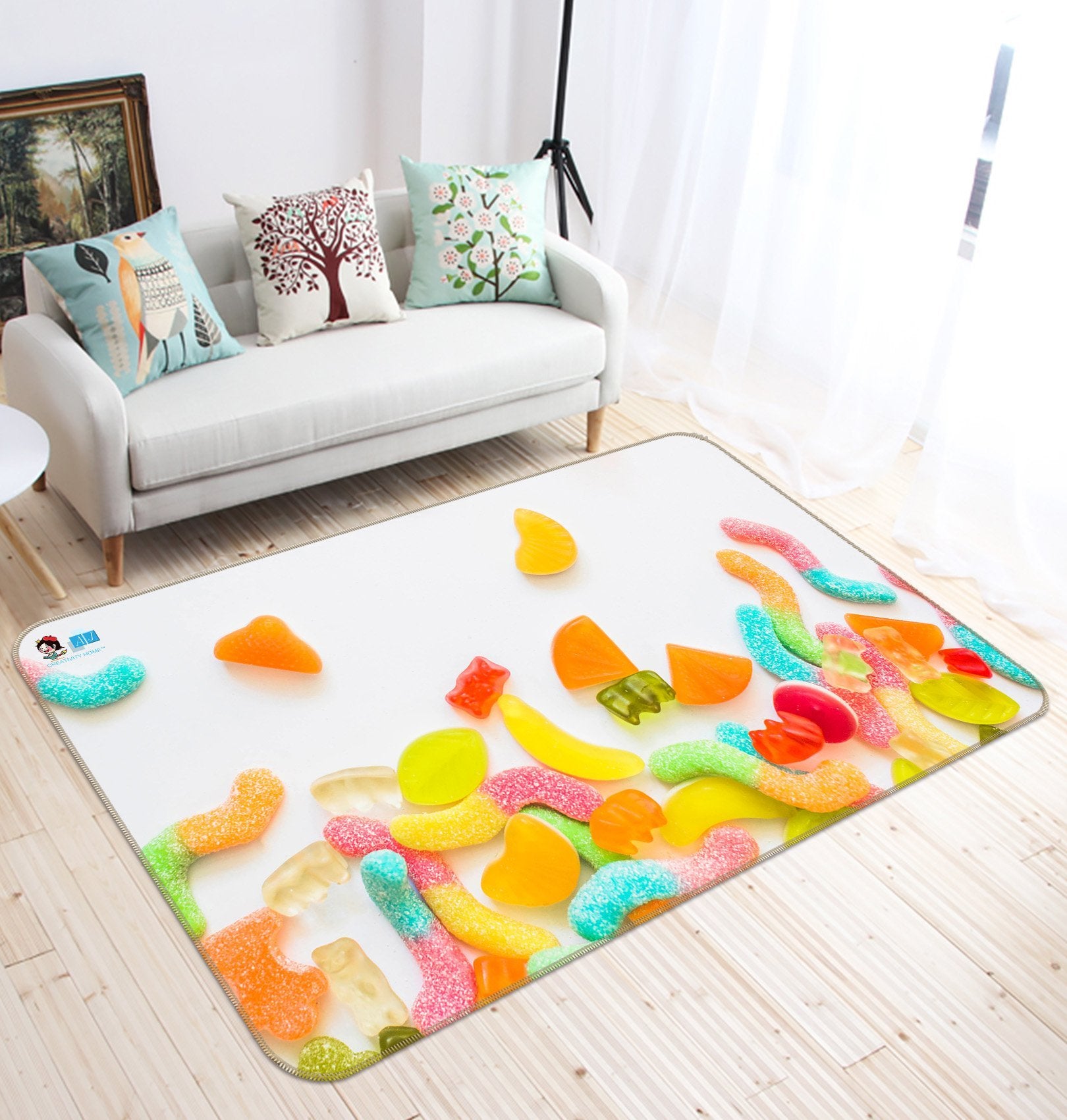 3D Colorful Candy 194 Non Slip Rug Mat Mat AJ Creativity Home 