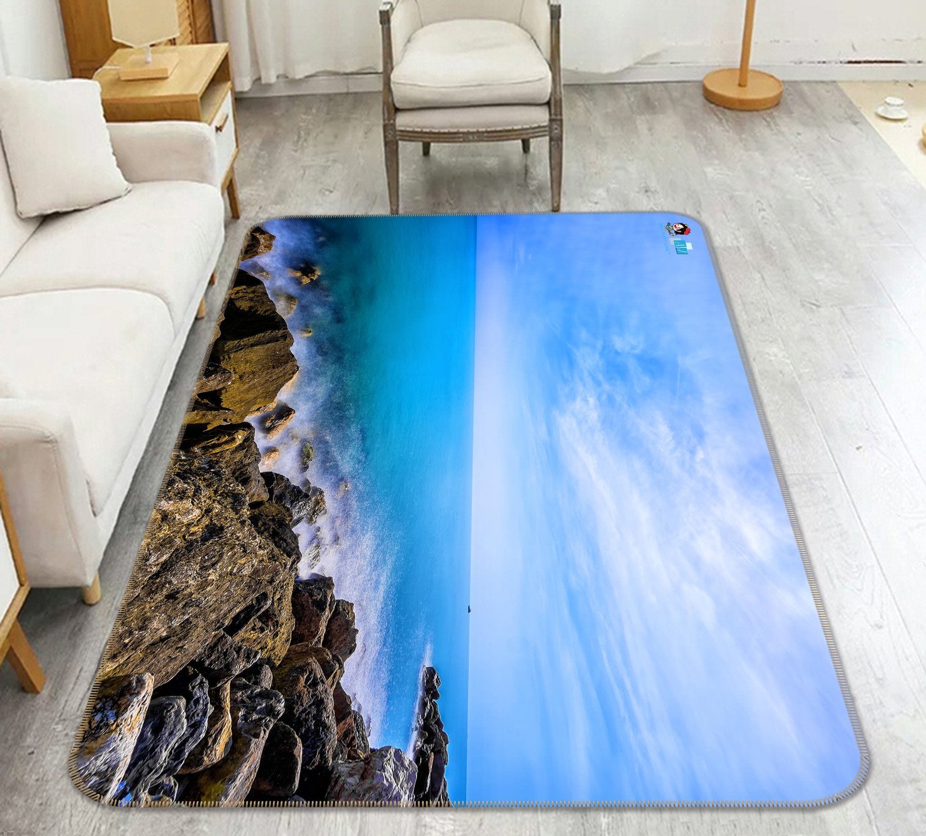 3D Sea Stones 338 Non Slip Rug Mat Mat AJ Creativity Home 