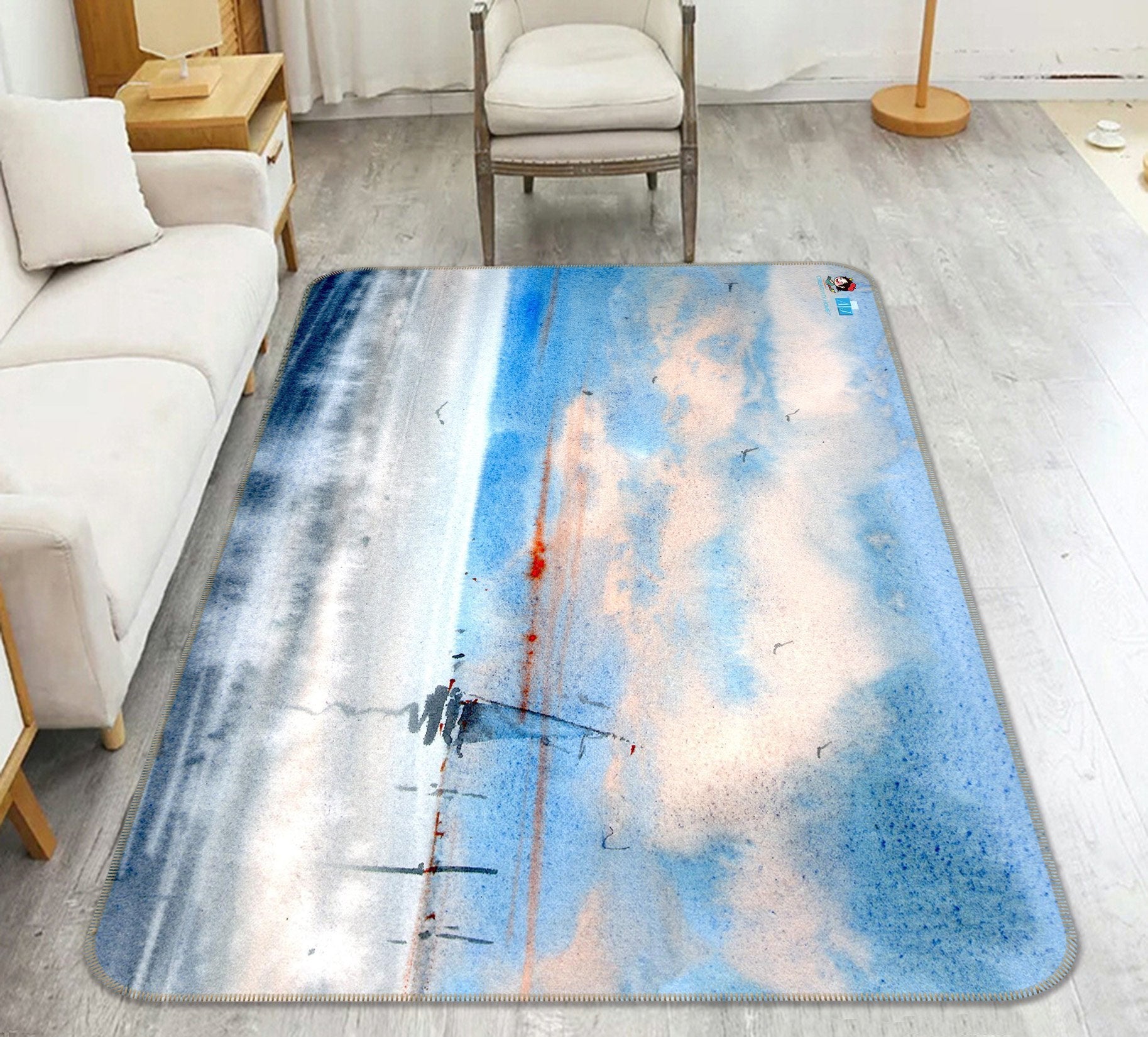 3D Bird Boat 218 Non Slip Rug Mat Mat AJ Creativity Home 