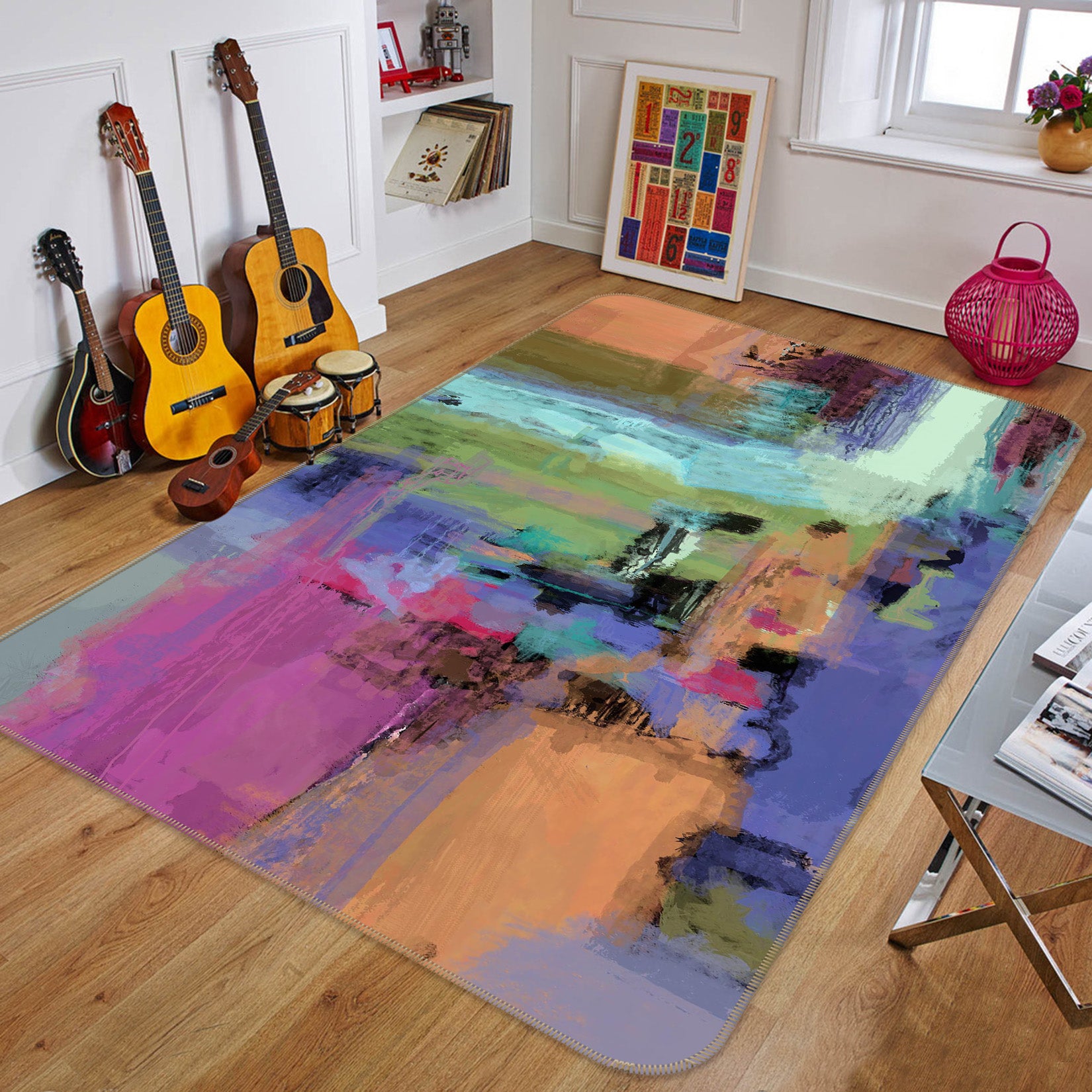 3D Painting 118 Michael Tienhaara Rug Non Slip Rug Mat