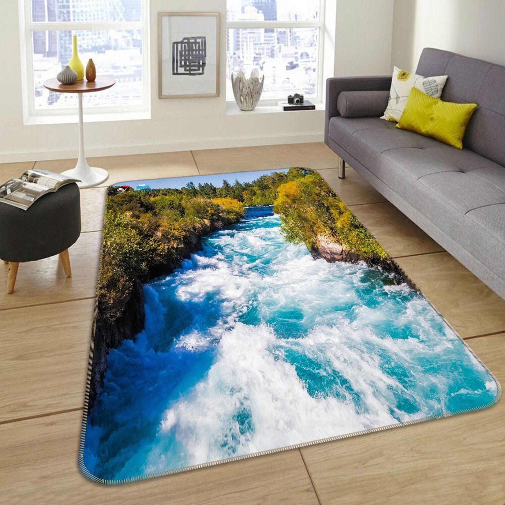 3D River Scenery 172 Non Slip Rug Mat Mat AJ Creativity Home 