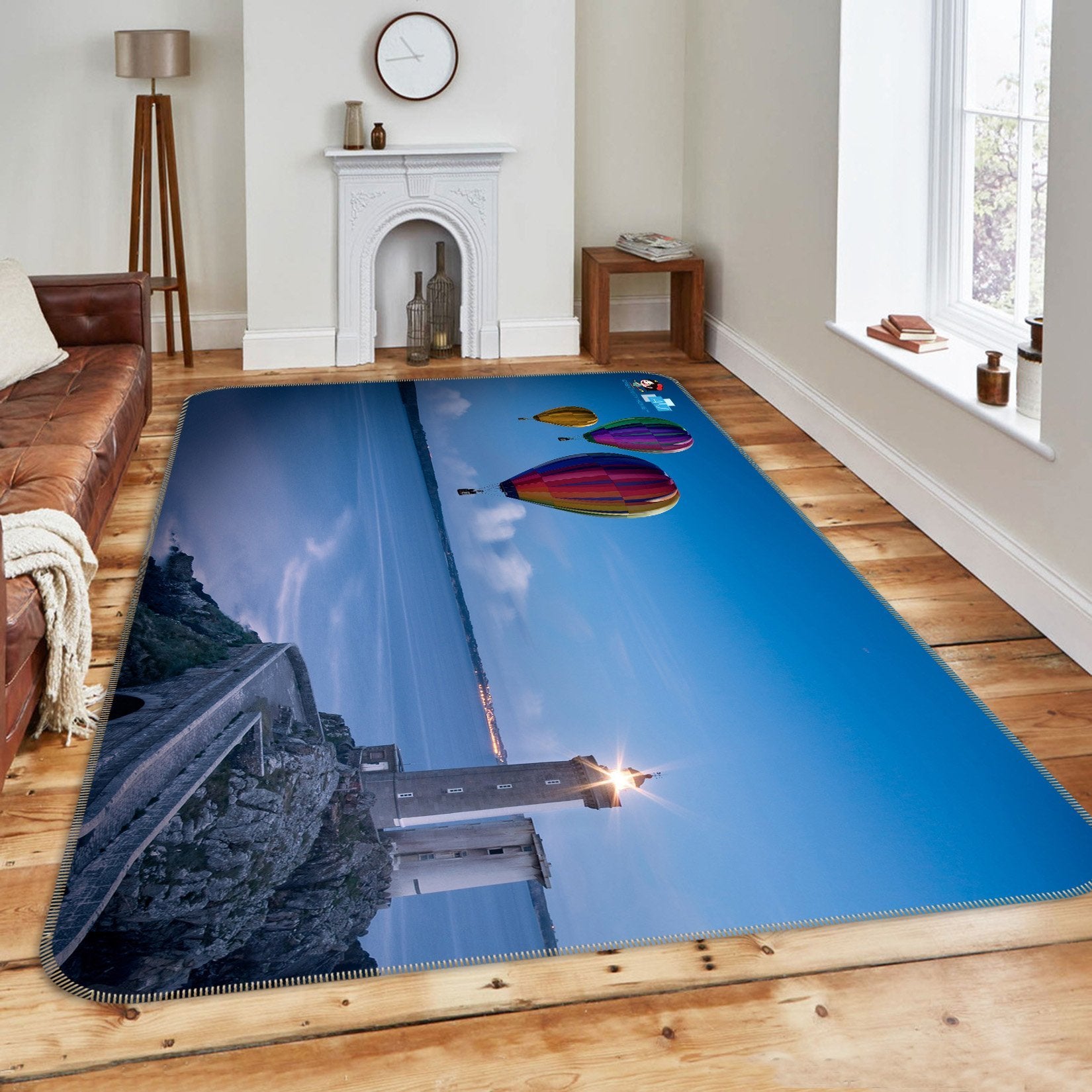 3D Lighthouse Sea 226 Non Slip Rug Mat Mat AJ Creativity Home 