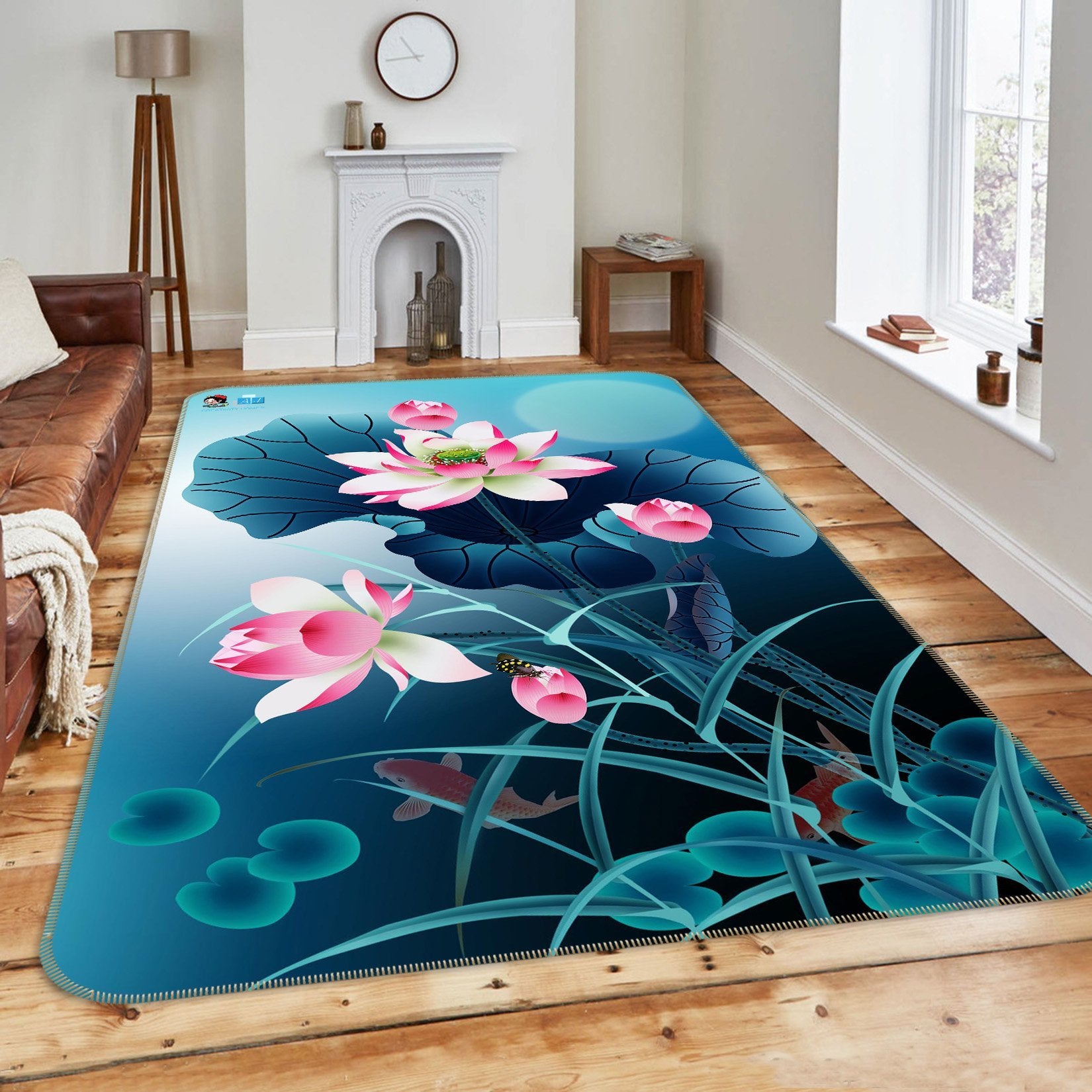 3D Nice Lotus Flowers 141 Non Slip Rug Mat Mat AJ Creativity Home 