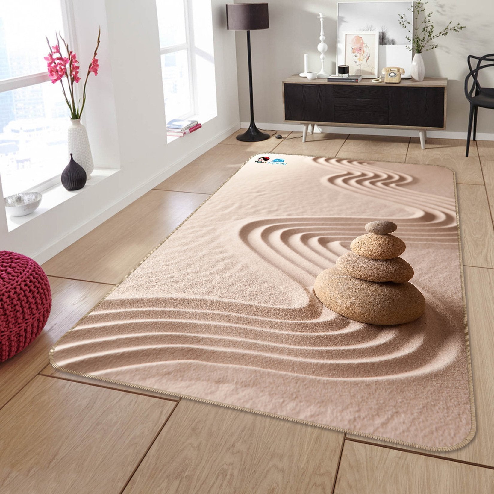 3D Sands Stones 214 Non Slip Rug Mat Mat AJ Creativity Home 