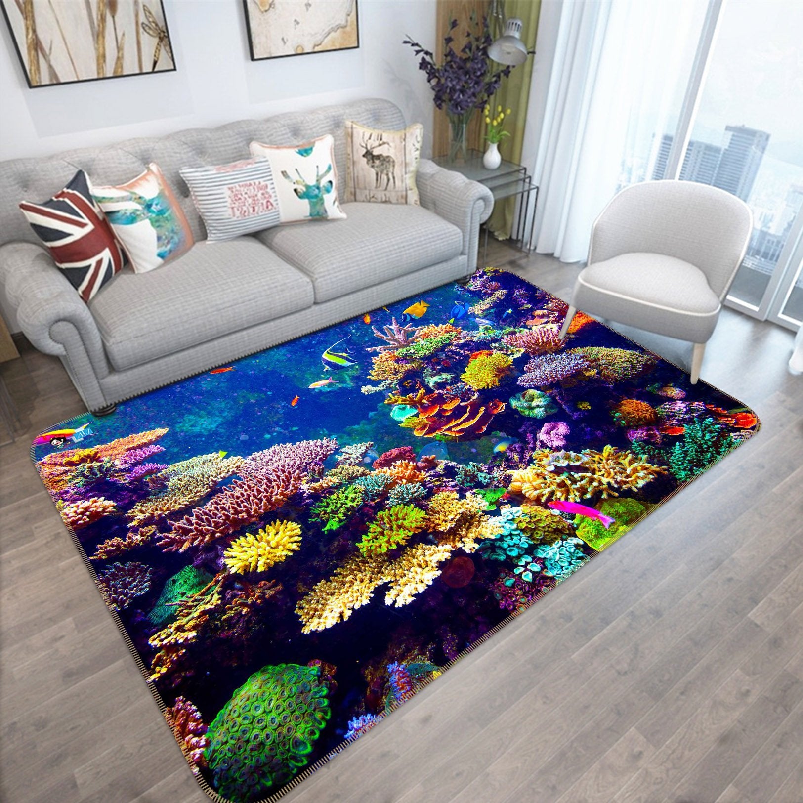 3D Deep Sea Coral 381 Non Slip Rug Mat Mat AJ Creativity Home 