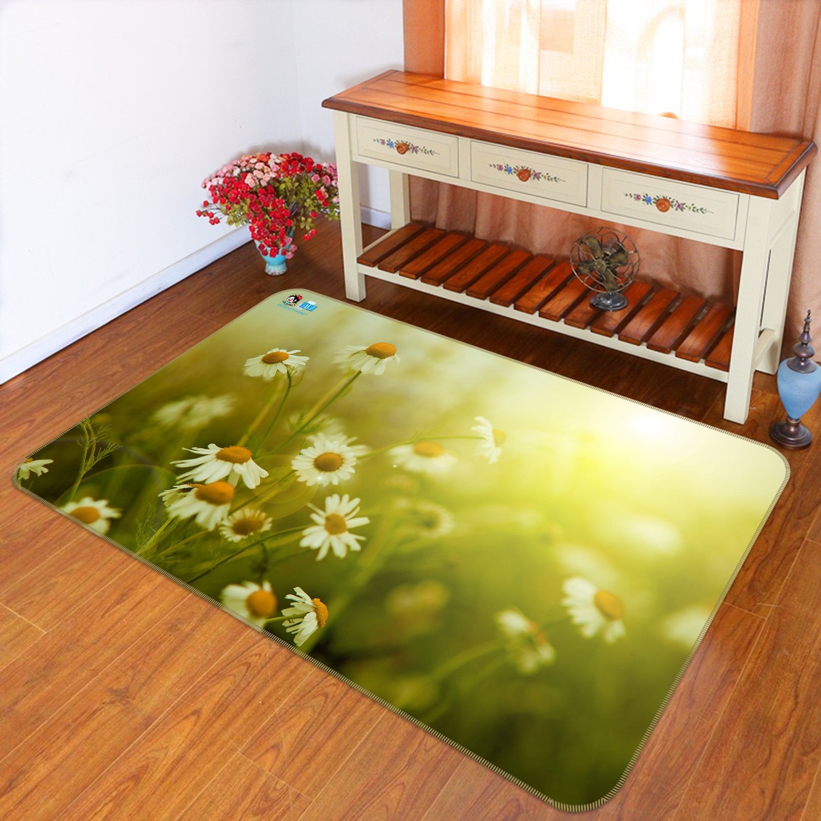 3D Halo Chrysanthemum 282 Non Slip Rug Mat Mat AJ Creativity Home 