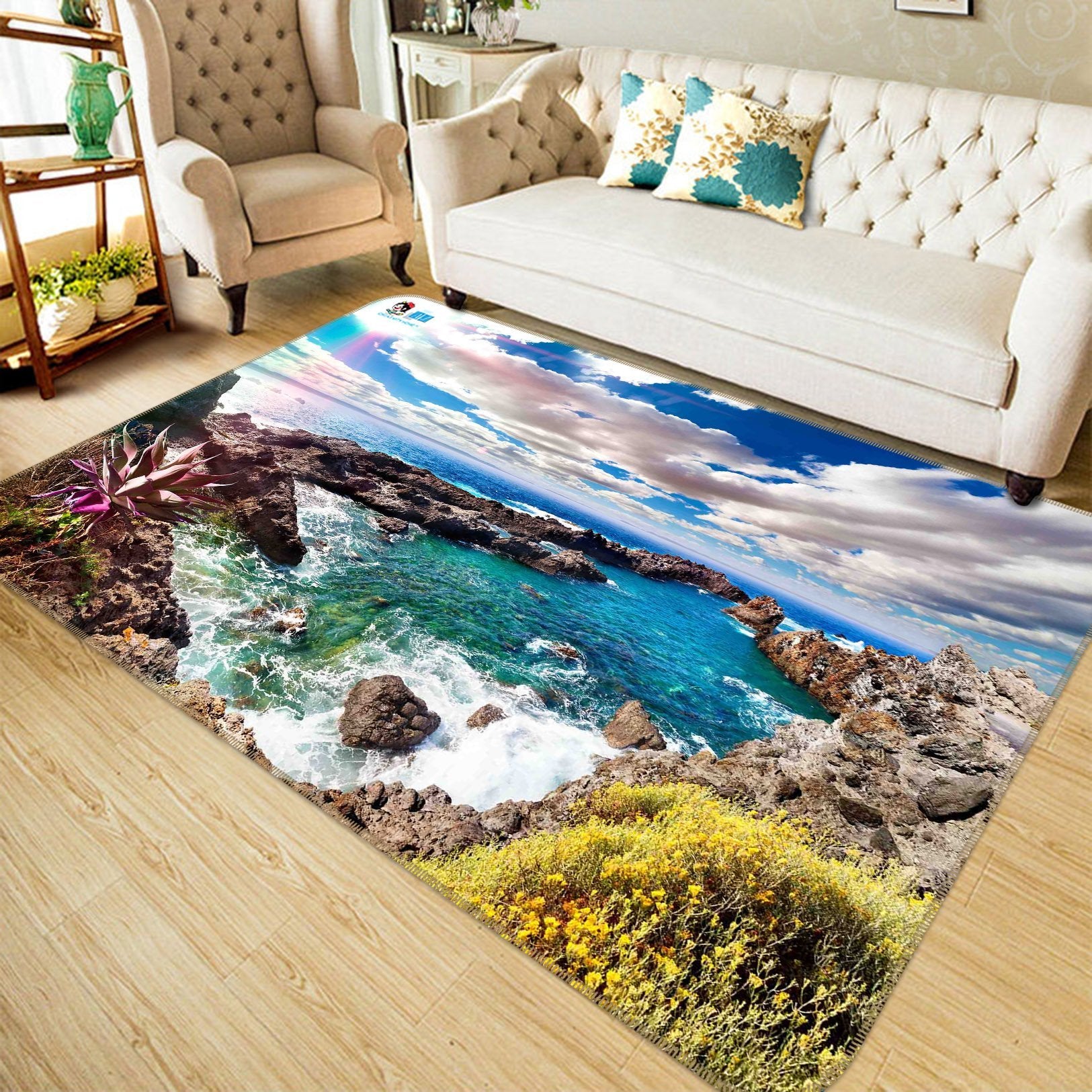 3D Tropical Sea Scenery 211 Non Slip Rug Mat Mat AJ Creativity Home 