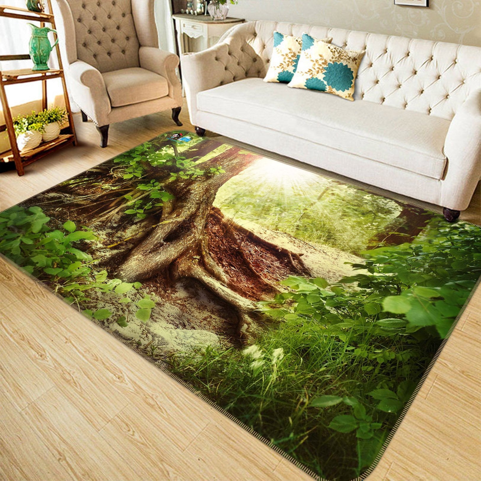 3D Sunshine Root 680 Non Slip Rug Mat Mat AJ Creativity Home 
