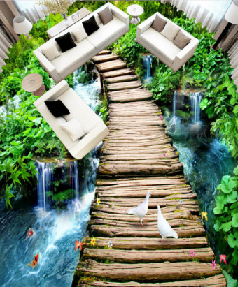 3D Pigeon 371 Floor Mural Wallpaper AJ Wallpaper 2 