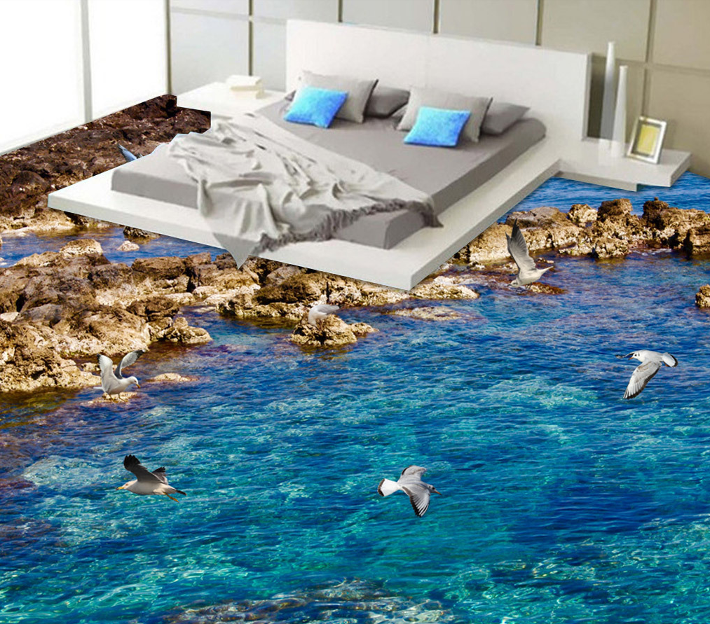 3D Ocean Reef 610 Floor Mural  Wallpaper Murals Rug & Mat Print Epoxy waterproof bath floor