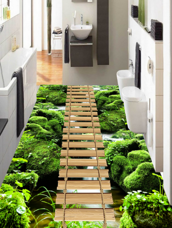 3D Swinging 029 Floor Mural Wallpaper AJ Wallpaper 2 