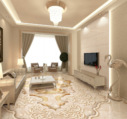 3D Little Yellow Flower 119 Floor Mural Wallpaper AJ Wallpaper 2 