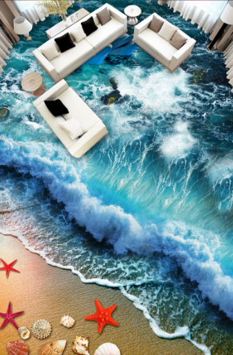 3D Storm 379 Floor Mural Wallpaper AJ Wallpaper 2 