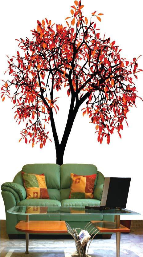 Red Leaves Tree Wallpaper AJ Wallpaper 