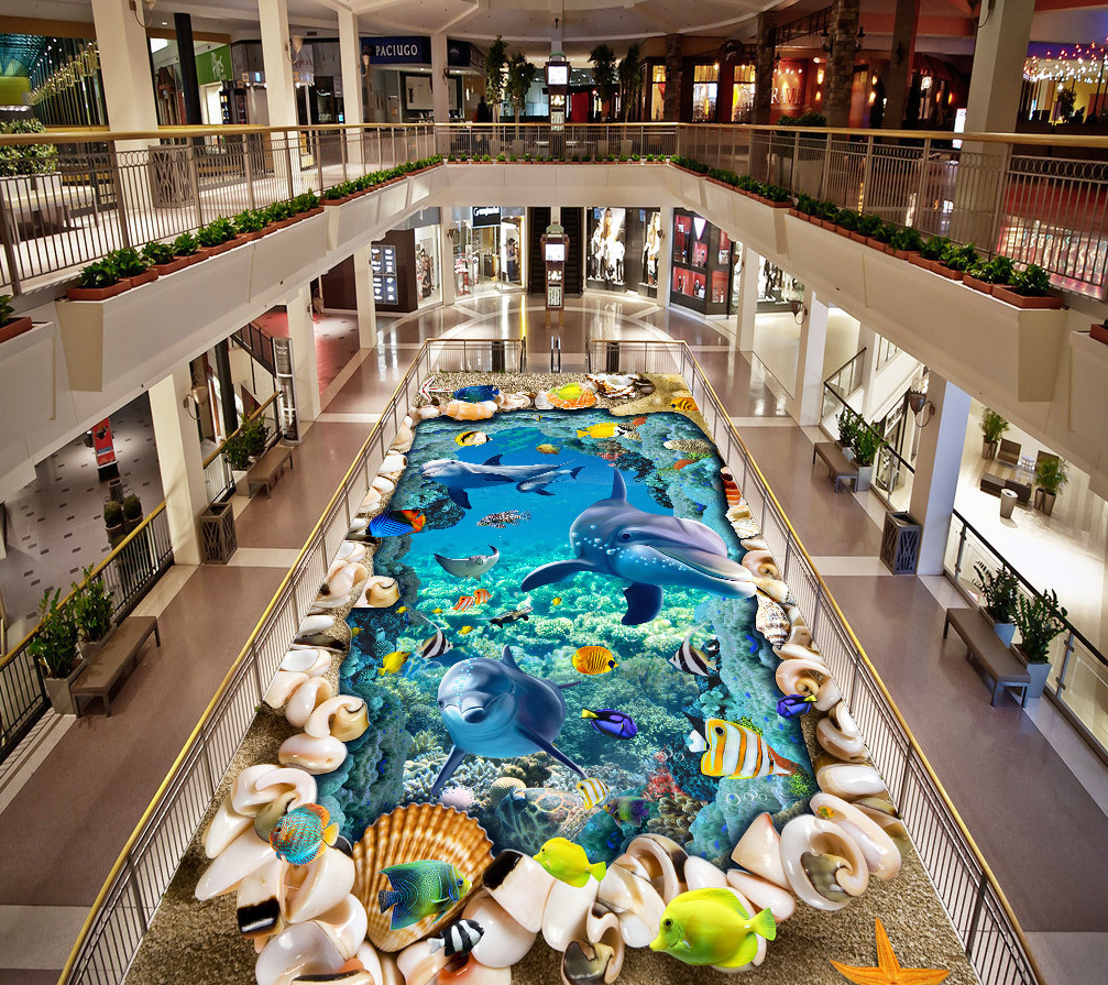 3D Ocean World 604 Floor Mural  Wallpaper Murals Rug & Mat Print Epoxy waterproof bath floor